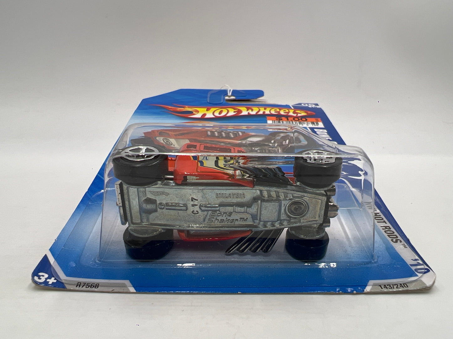 2010 Hot Wheels Hot Rods #143 Bone Shaker Orange 60A