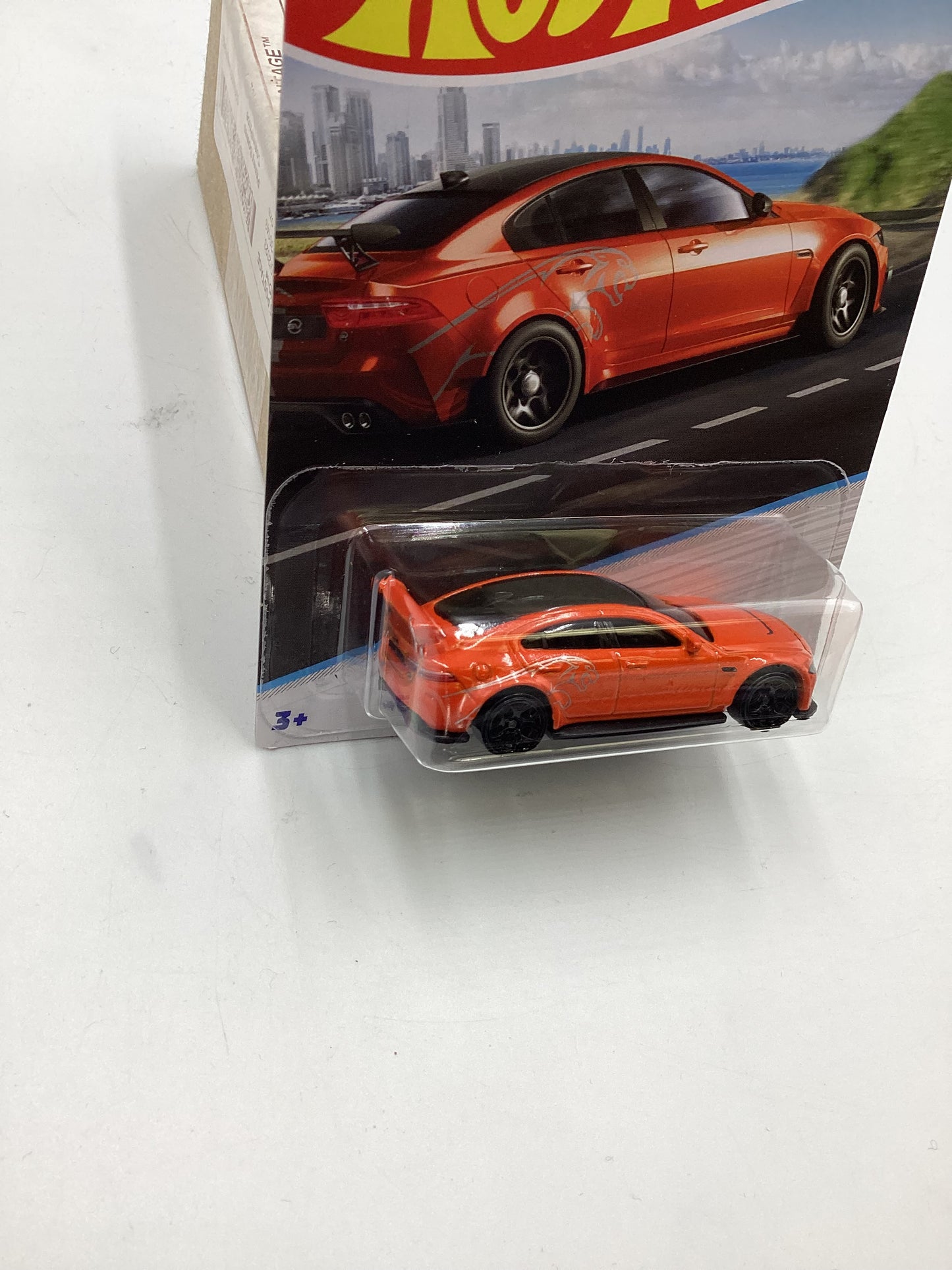 Hot Wheels Walmart Exclusive Luxury Sedans #4 Jaguar XE SV Project 8 Orange