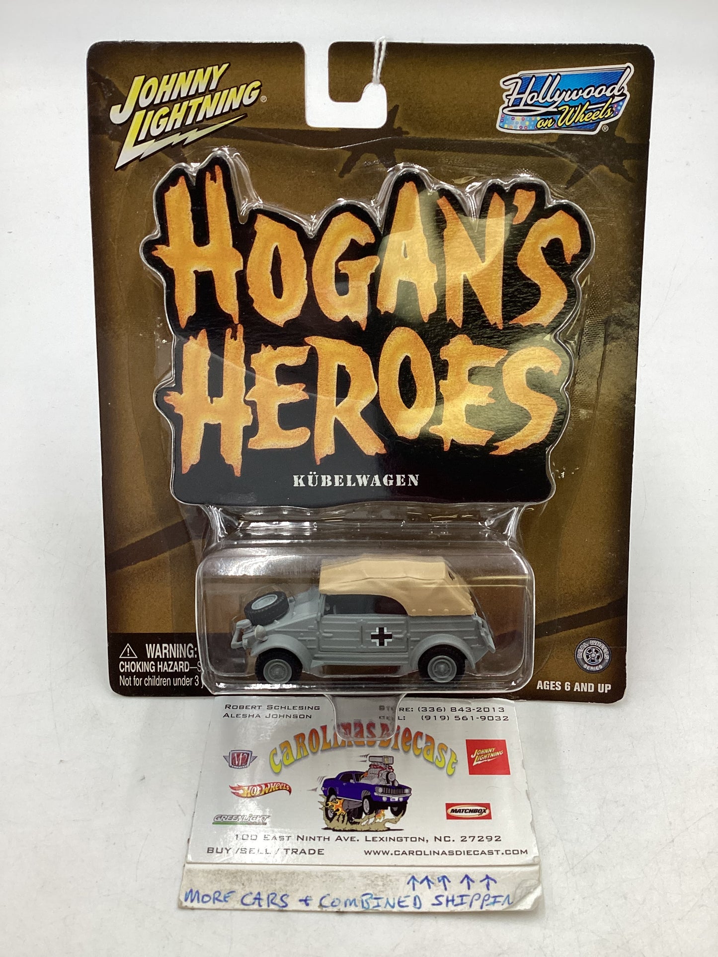 Johnny Lightning Hollywood on wheels Hogans Heroes Kubelwagen Gray