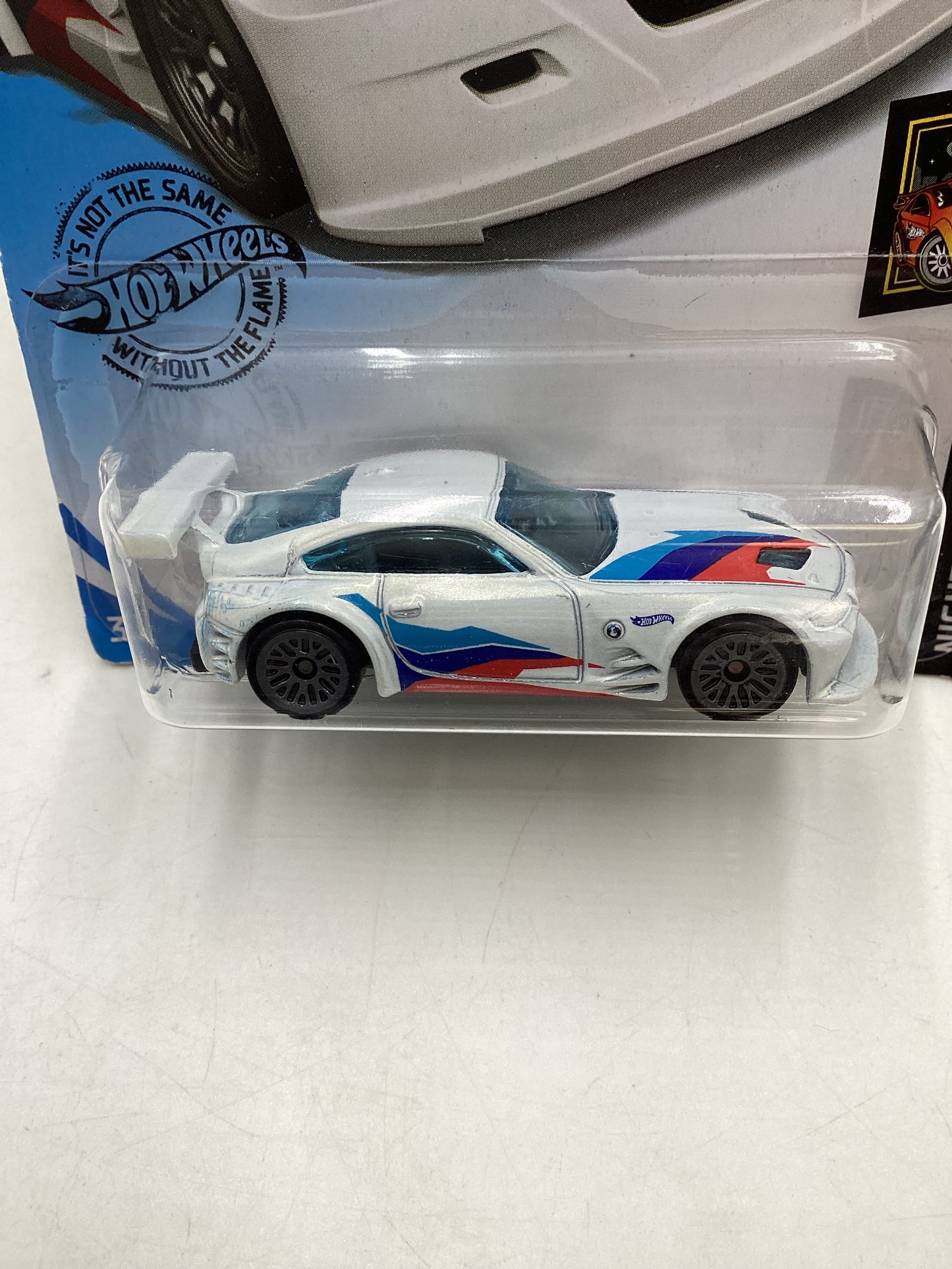 2020 Hot Wheels #172 White BMW Z4 M Motorsport (Small crease in J hook) 107G