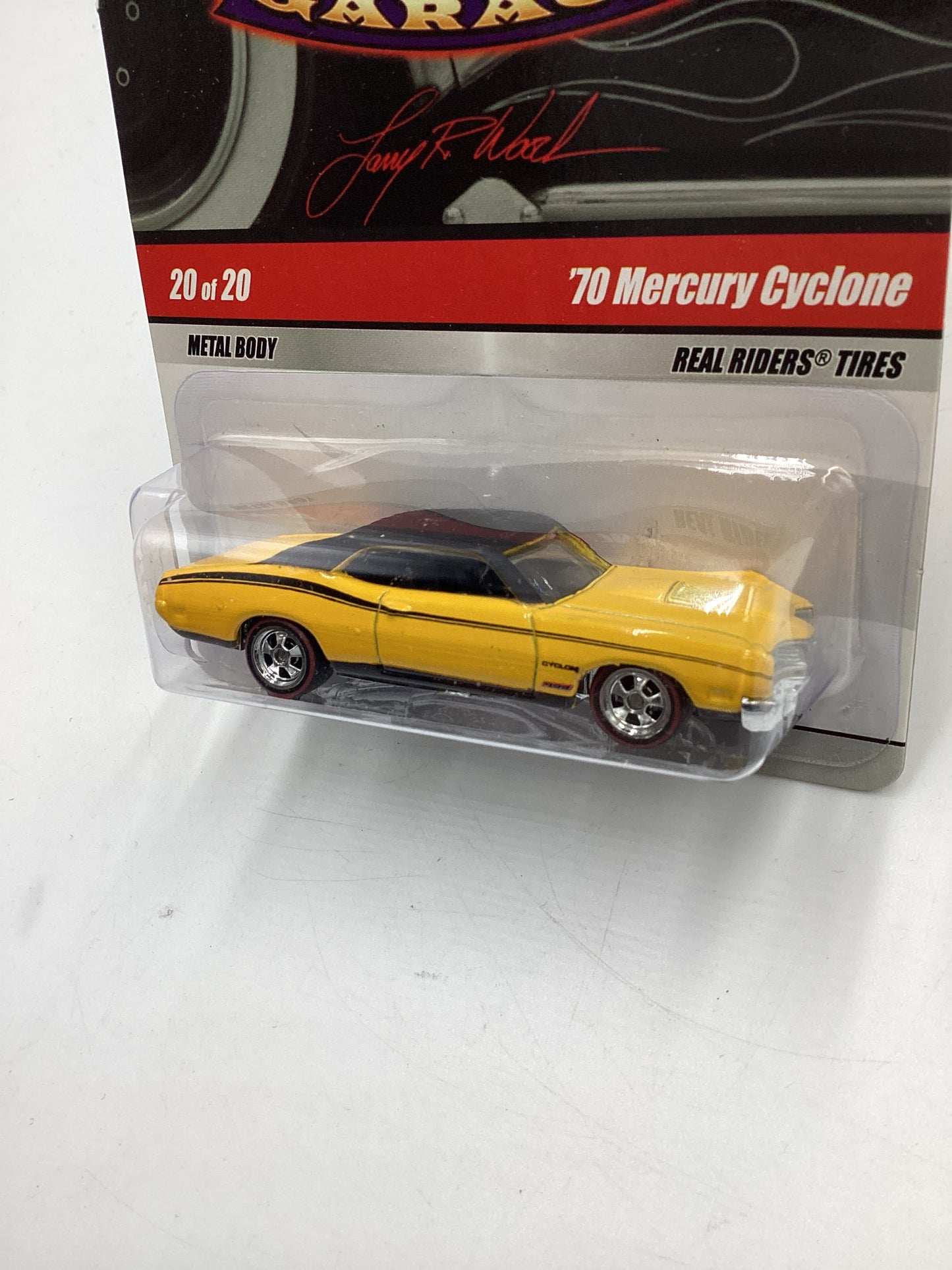 Hot Wheels Premium Larrys Garage #20 70 Mercury Cyclone Yellow 245K