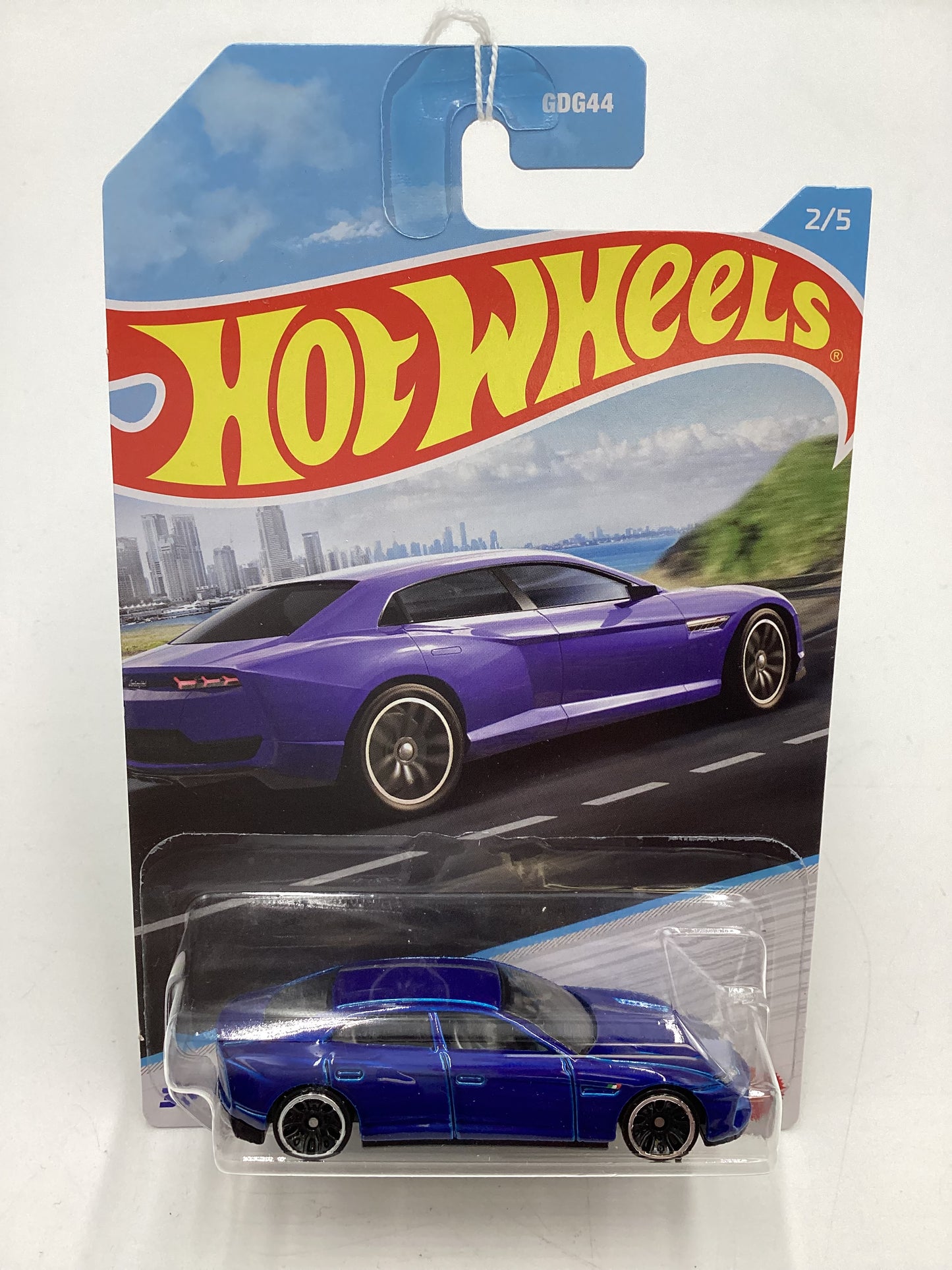 Hot Wheels Walmart Exclusive Luxury Sedans #2 Lamborghini Estoque Blue 154i