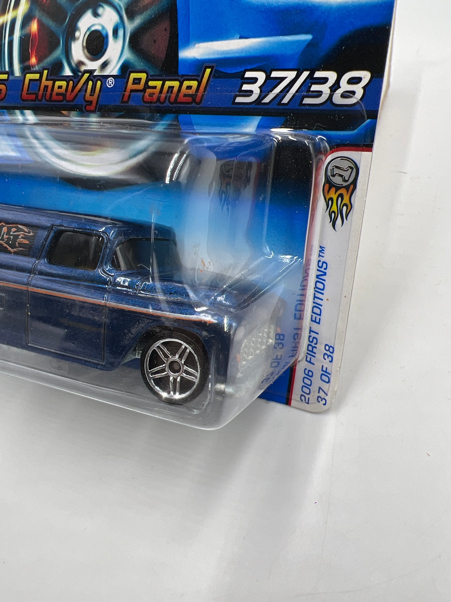 2006 Hot Wheels First Editions #037 55 Chevy Panel Blue