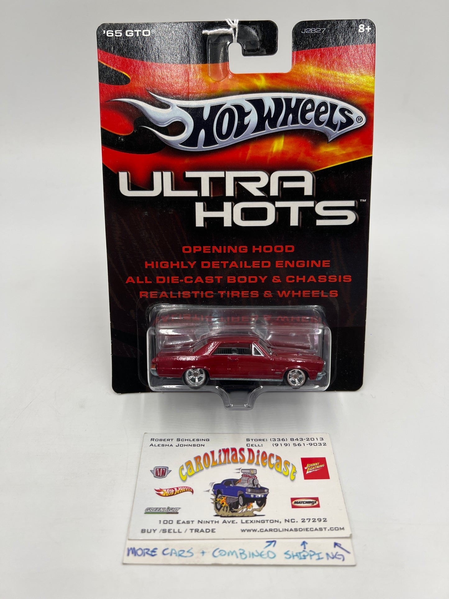 Hot Wheels Premium Ultra Hots 65 Pontiac GTO Red SR