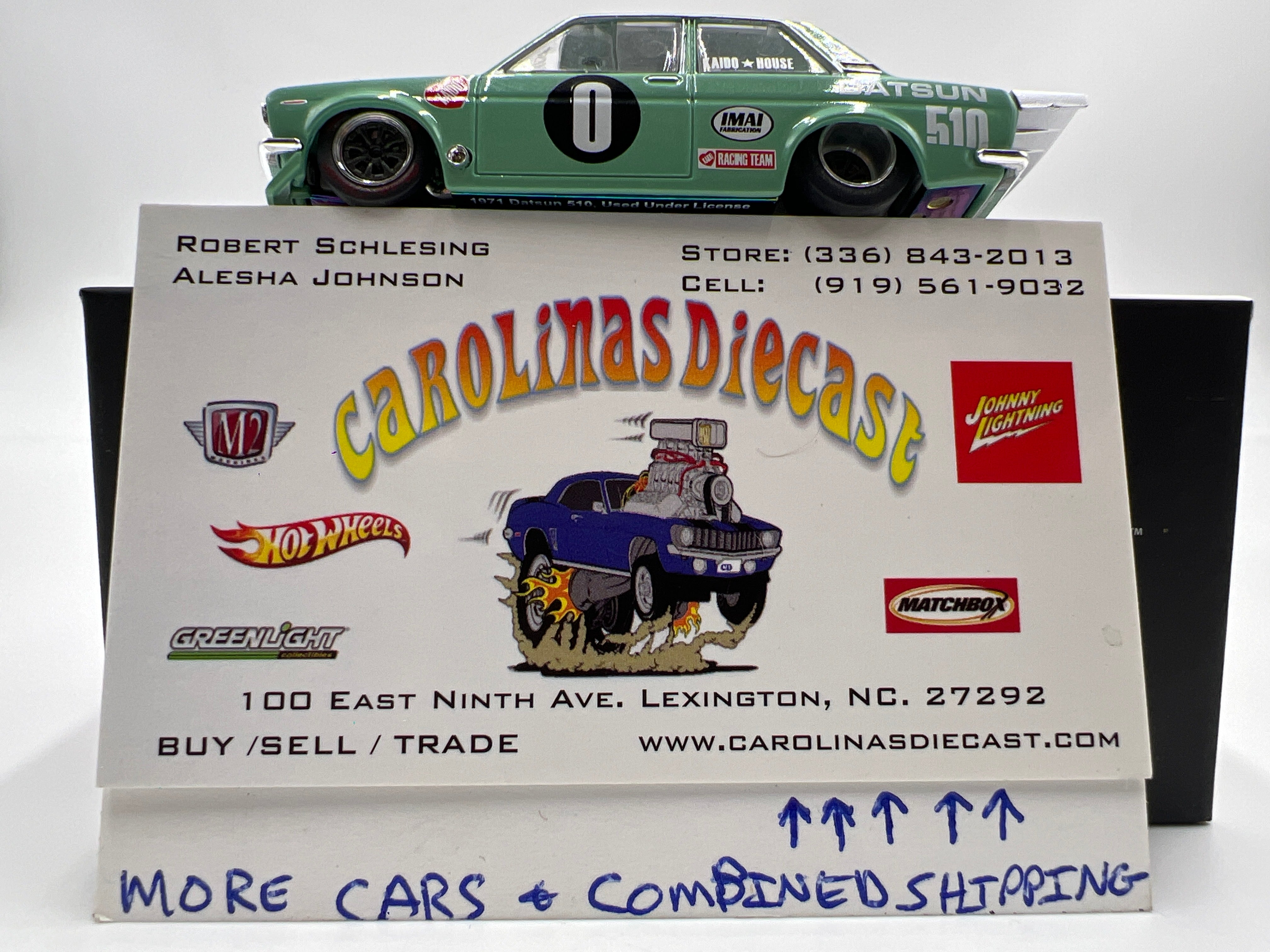 Mini GT Kaido House #008 Datsun 510 Pro Street Green