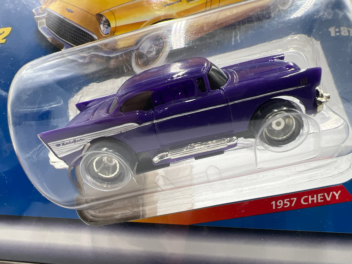 Hot Wheels Electric Racing Magnum 440-X2 Twinpack Slot Car Set 1957 T-Bird & 1957 Chevy