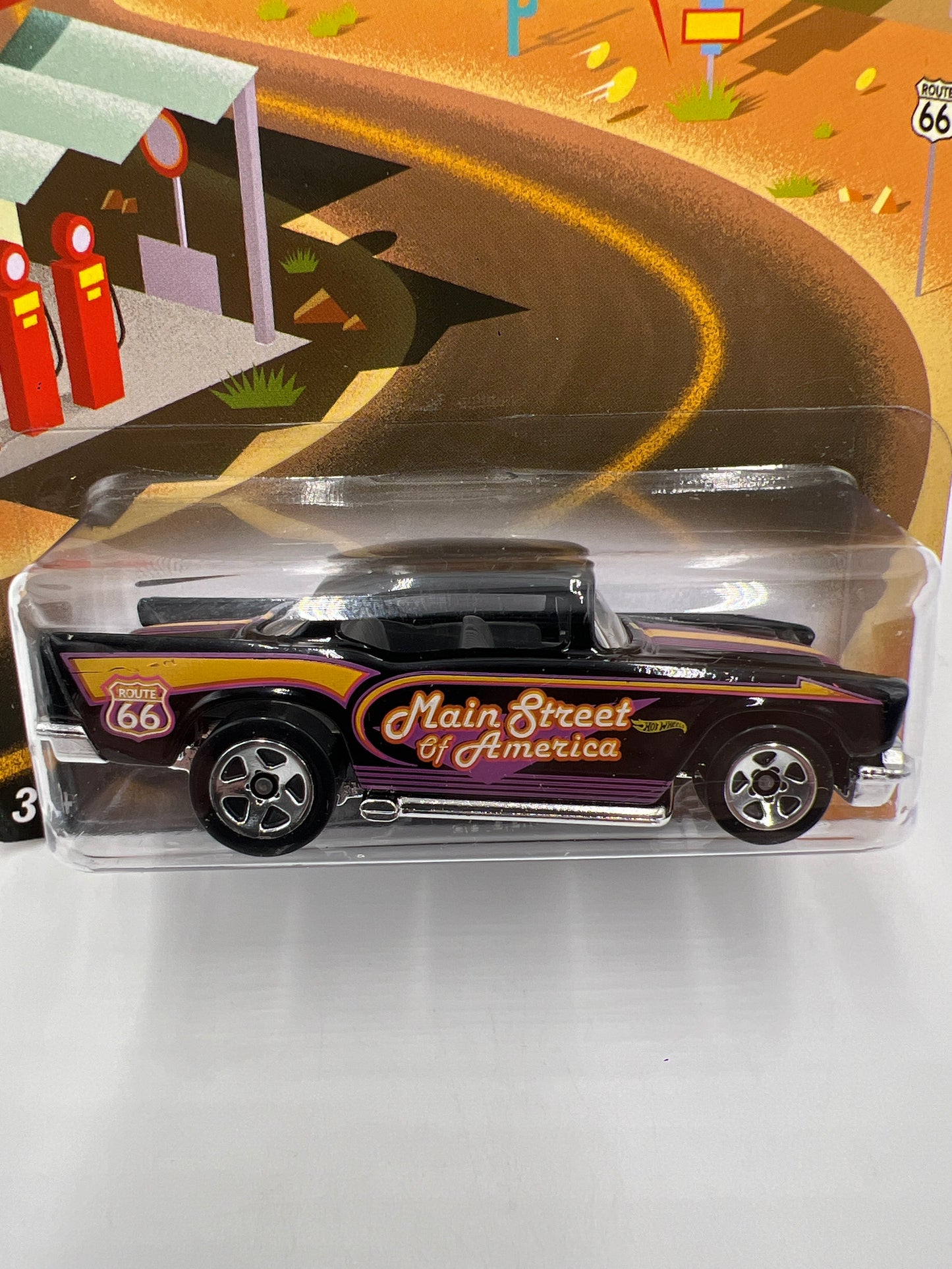 2014 Hot Wheels HW Road Trippin #9 57 Chevy Black 161A