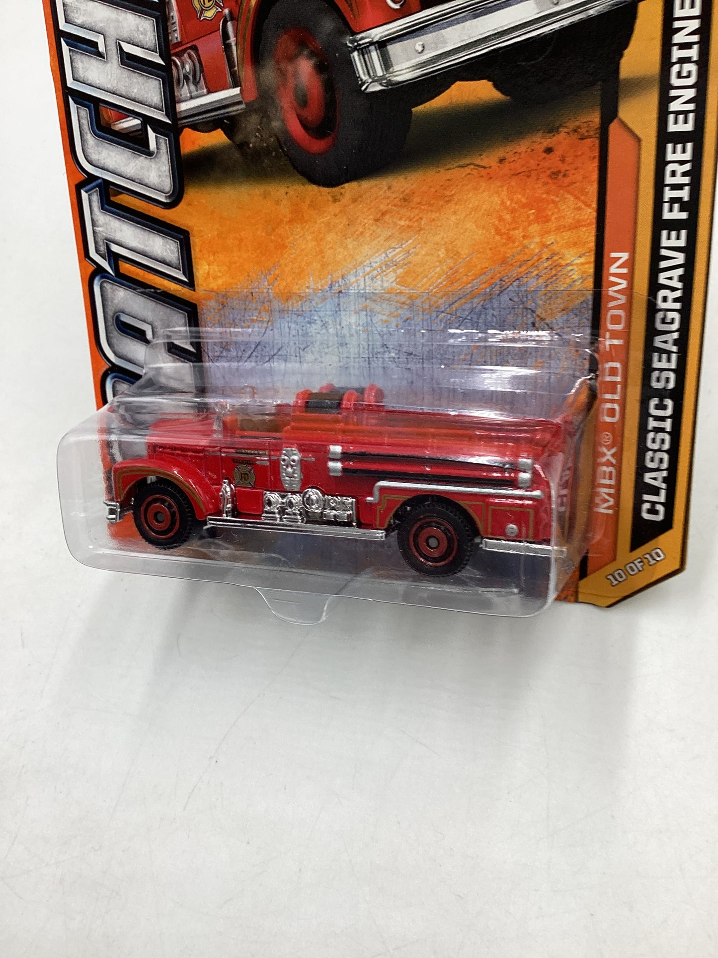 Matchbox MBX Old Town #10 Classic Seagrave Fire Engine Red 206C