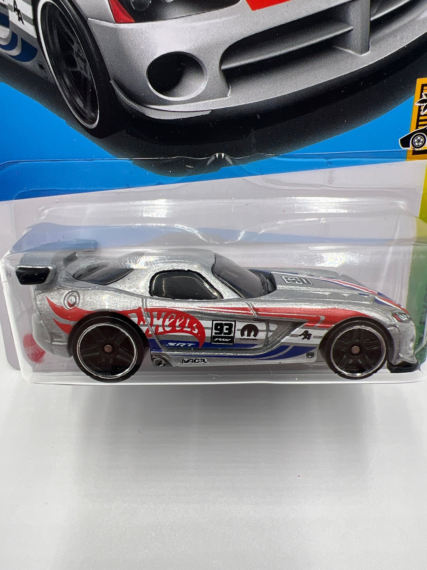 2024 Hot Wheels Q Case #241 Dodge Viper SRT10 ACR Silver 60E