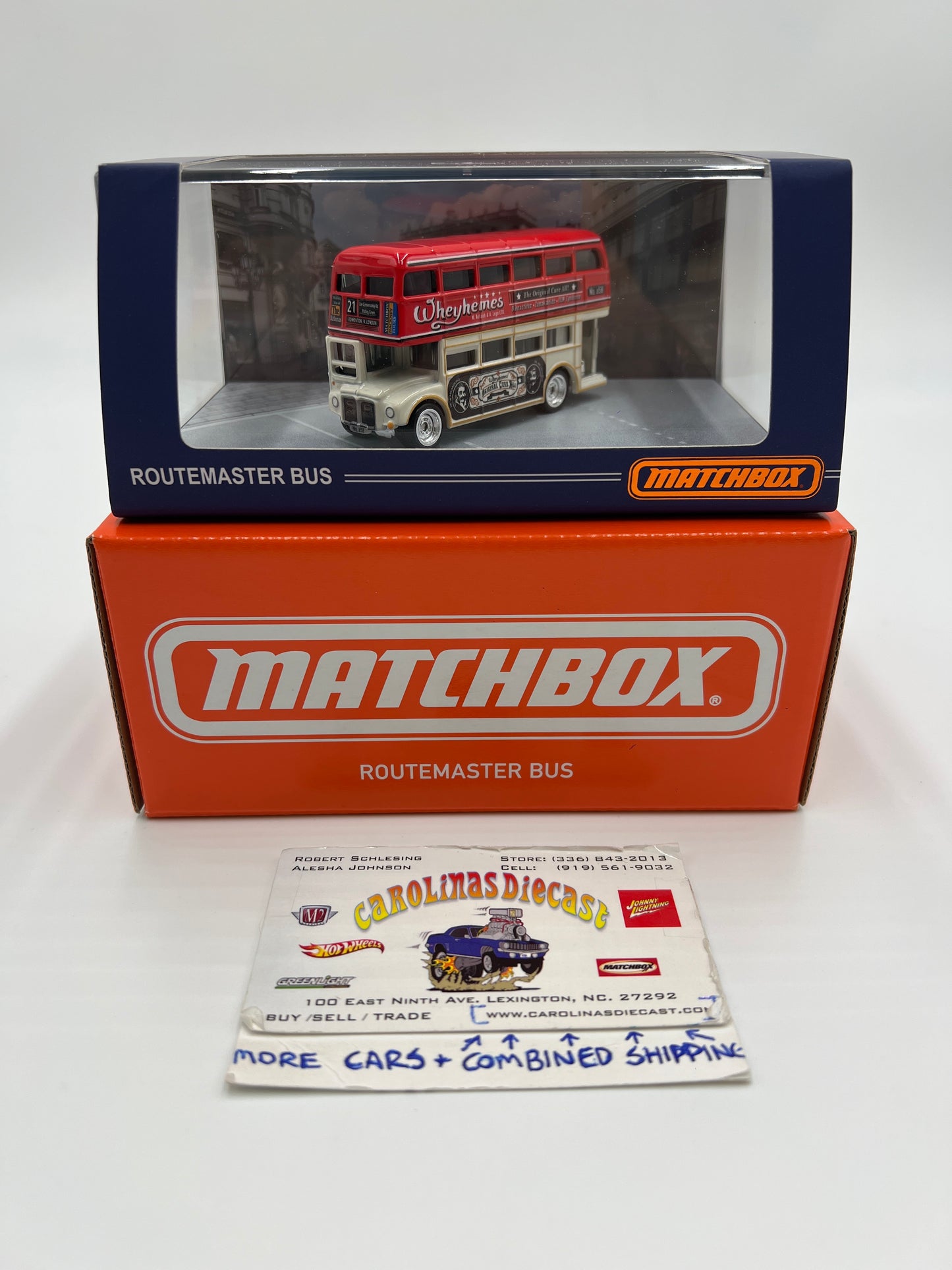 Matchbox Mattel Creations Routemaster Bus Red/White