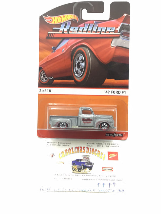 Hot wheels heritage redline 1949 Ford F1 3 of 18 W4