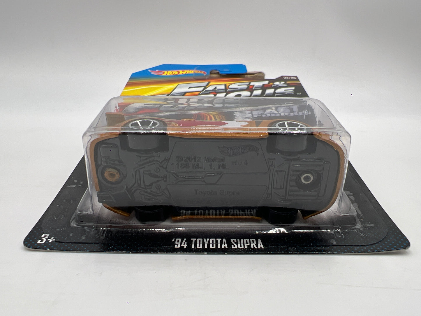 Hot Wheels Fast and Furious #2 94 Toyota Supra Gold W/Protector 2