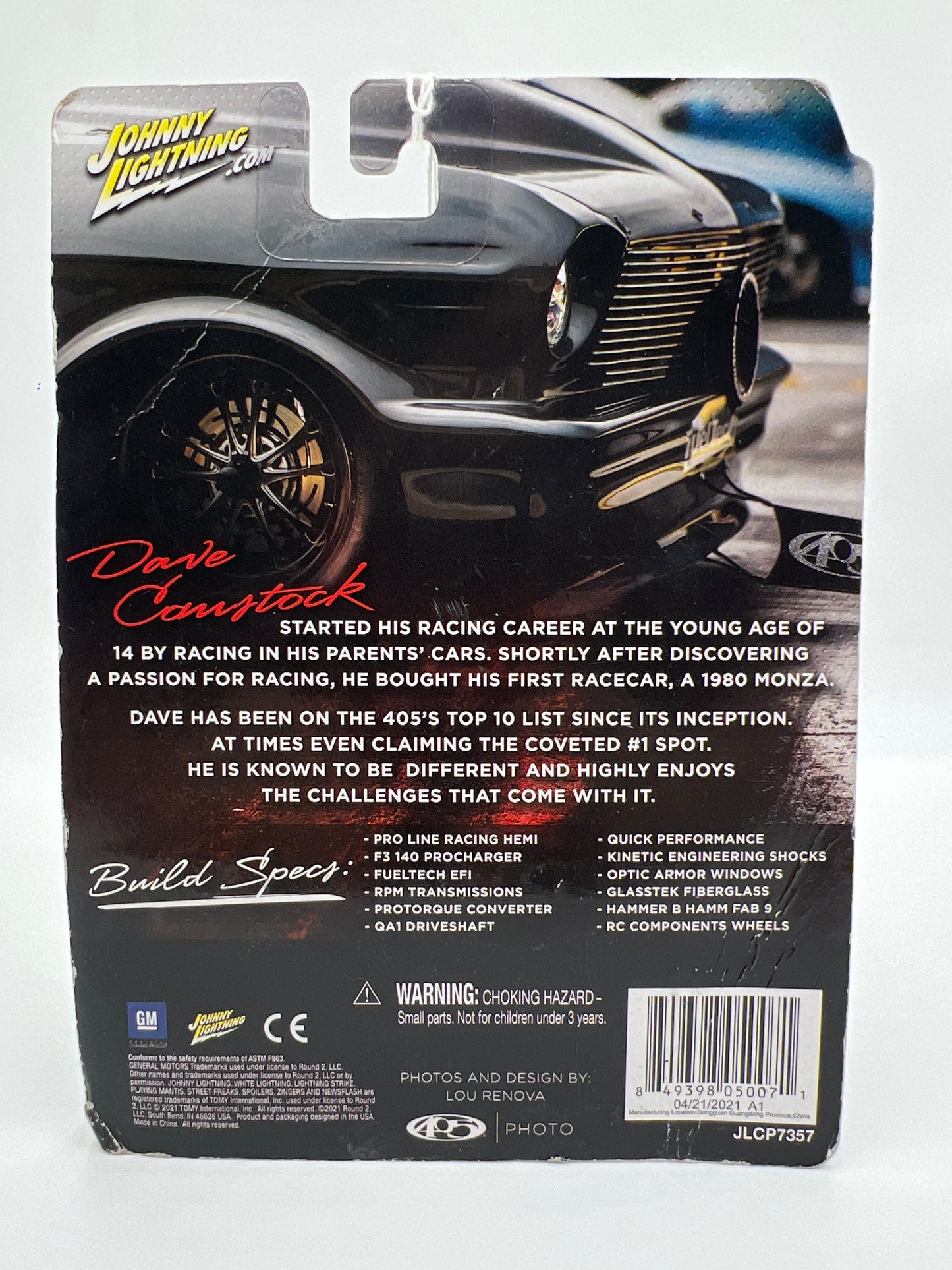 Johnny Lightning Street Outlaws Goliath 1963 Chevy II Bad Card