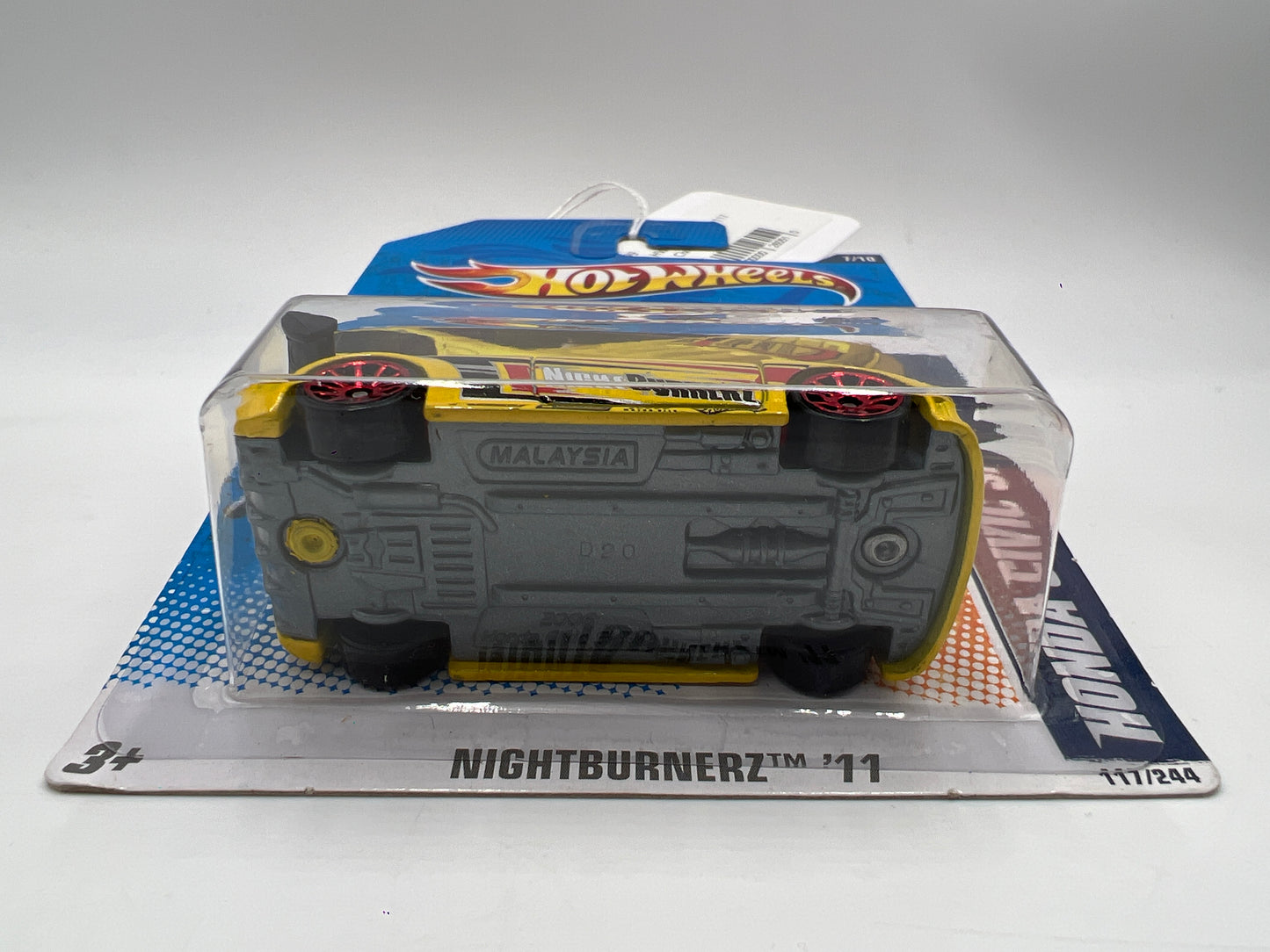 2011 Hot Wheels Nightburnerz #117 Honda Civic Si Yellow