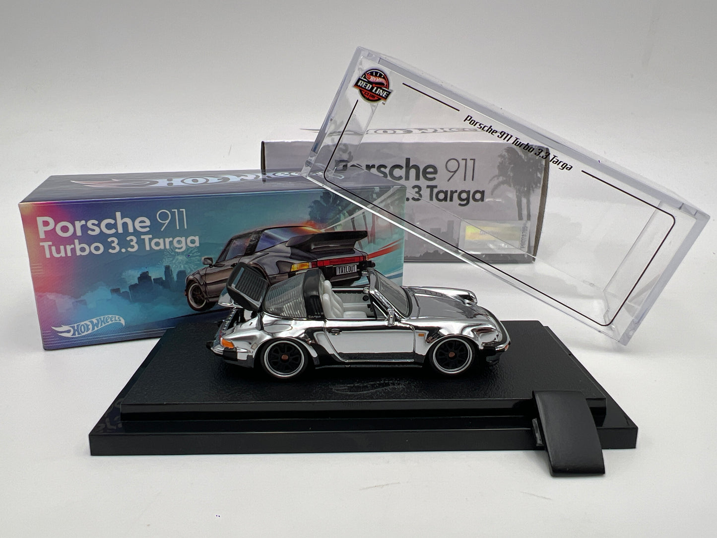 2026 Hot Wheels RLC CHASE #2839/5000 Porsche 911 Turbo 3.3 Targa Chrome