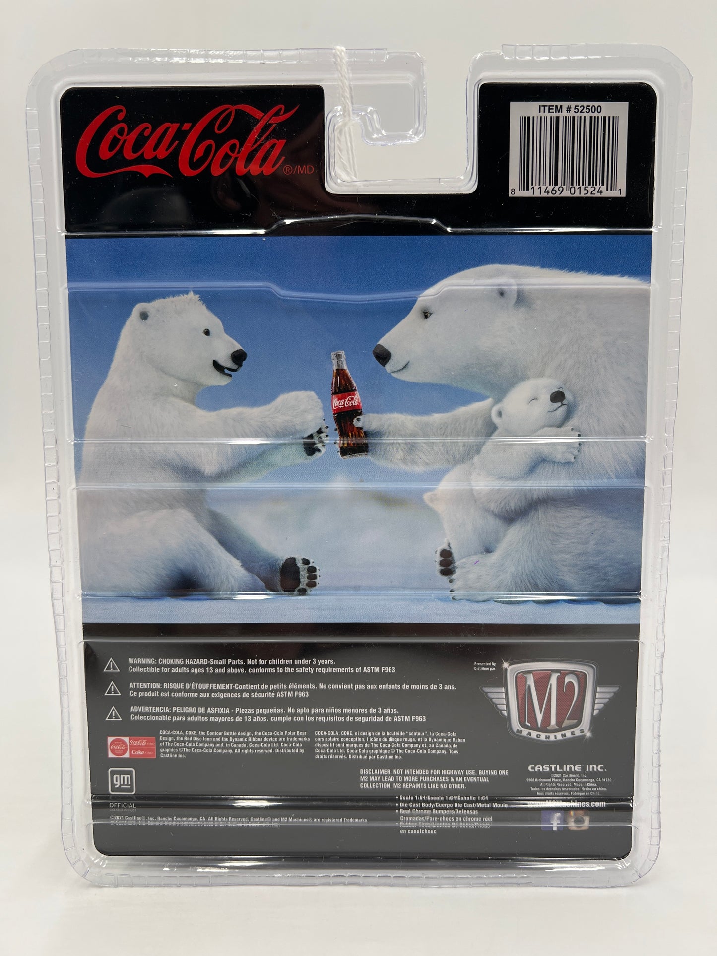 M2 Machines Coca Cola 1976 GMC Sierra Grande 15 White SK04 194B