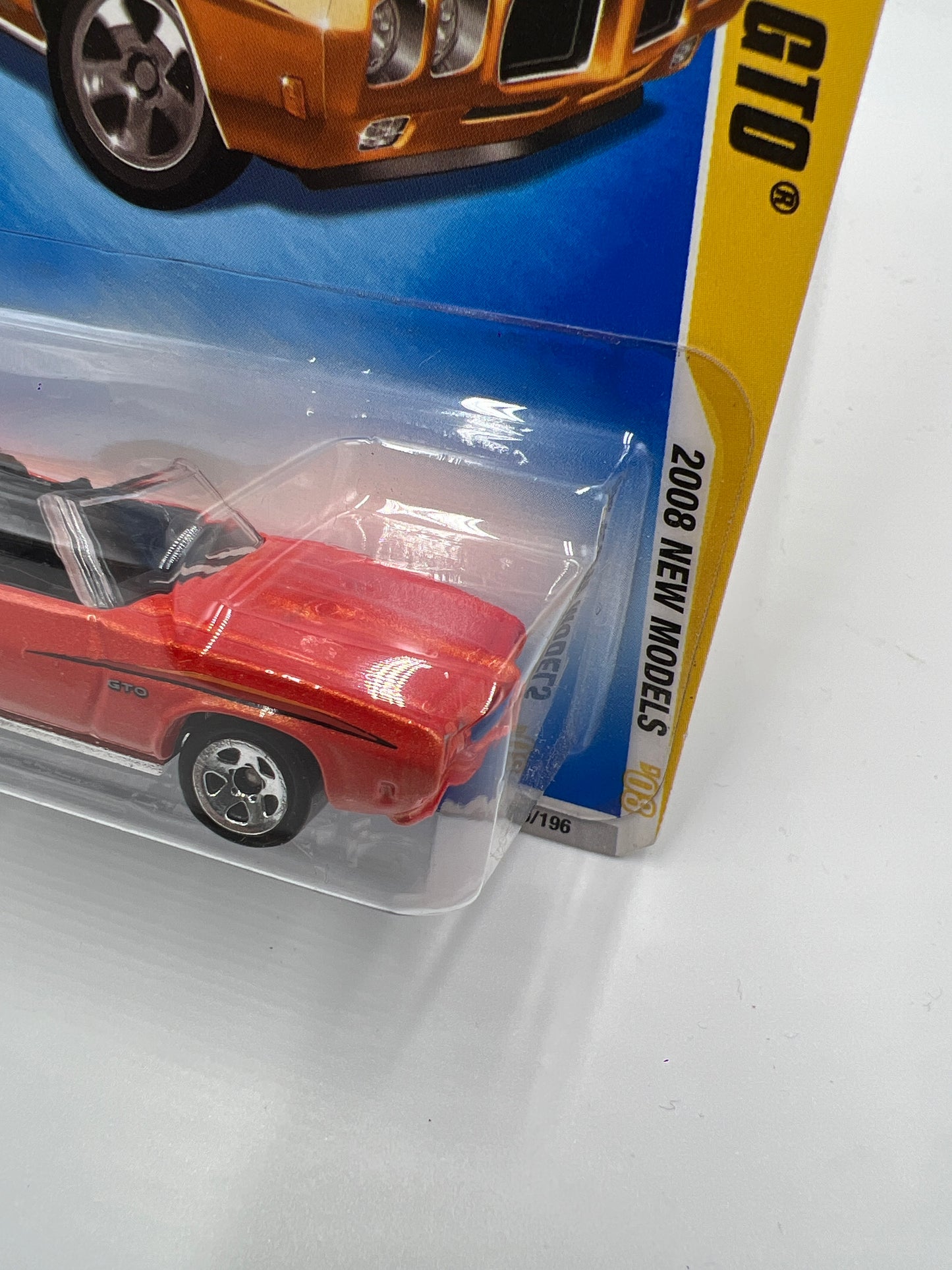 2008 Hot Wheels New Models #29 70 Pontiac GTO Orange 59F