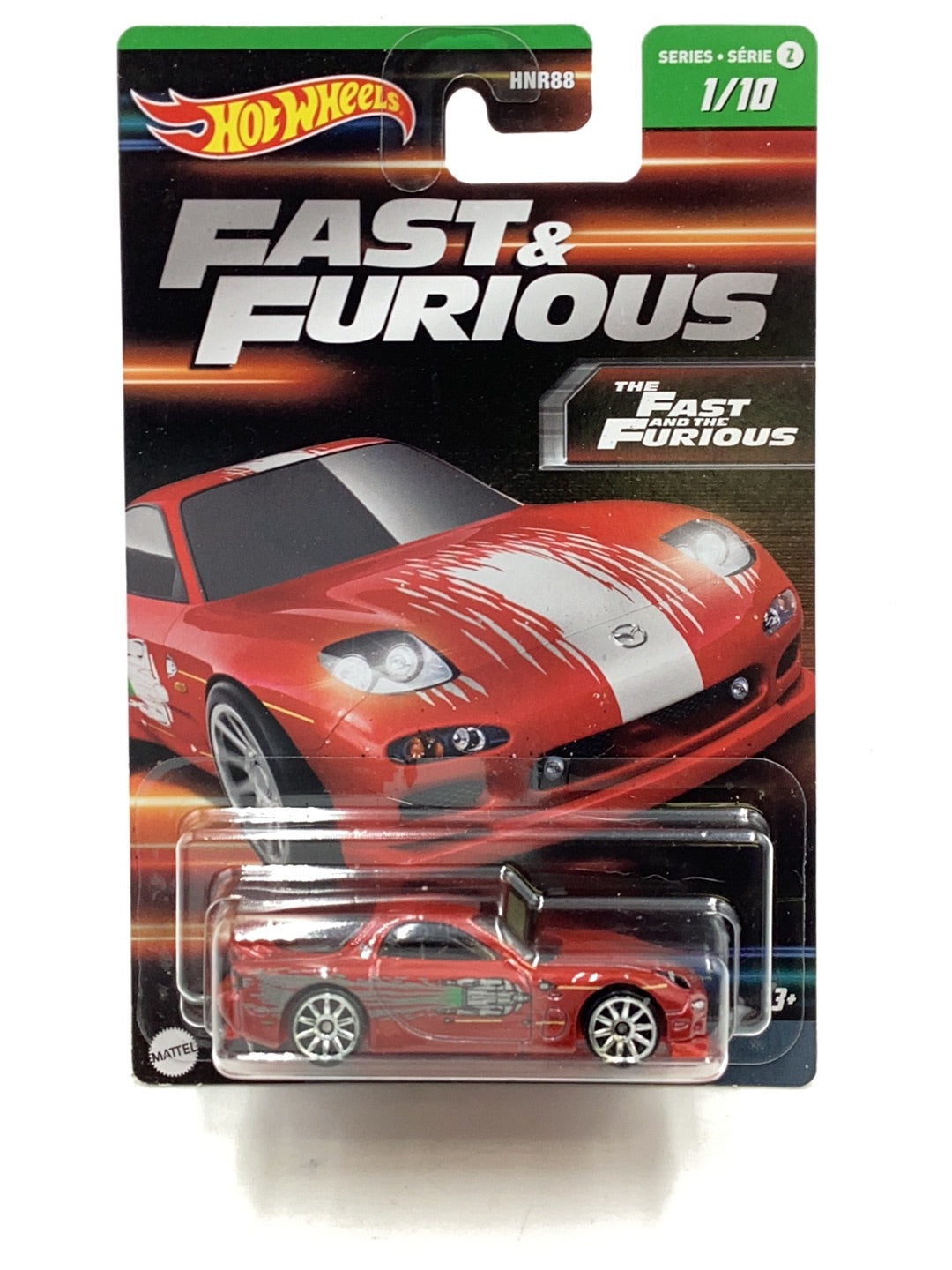 Hot wheels 2023 The Fast and furious 95 Mazda RX-7 1/10