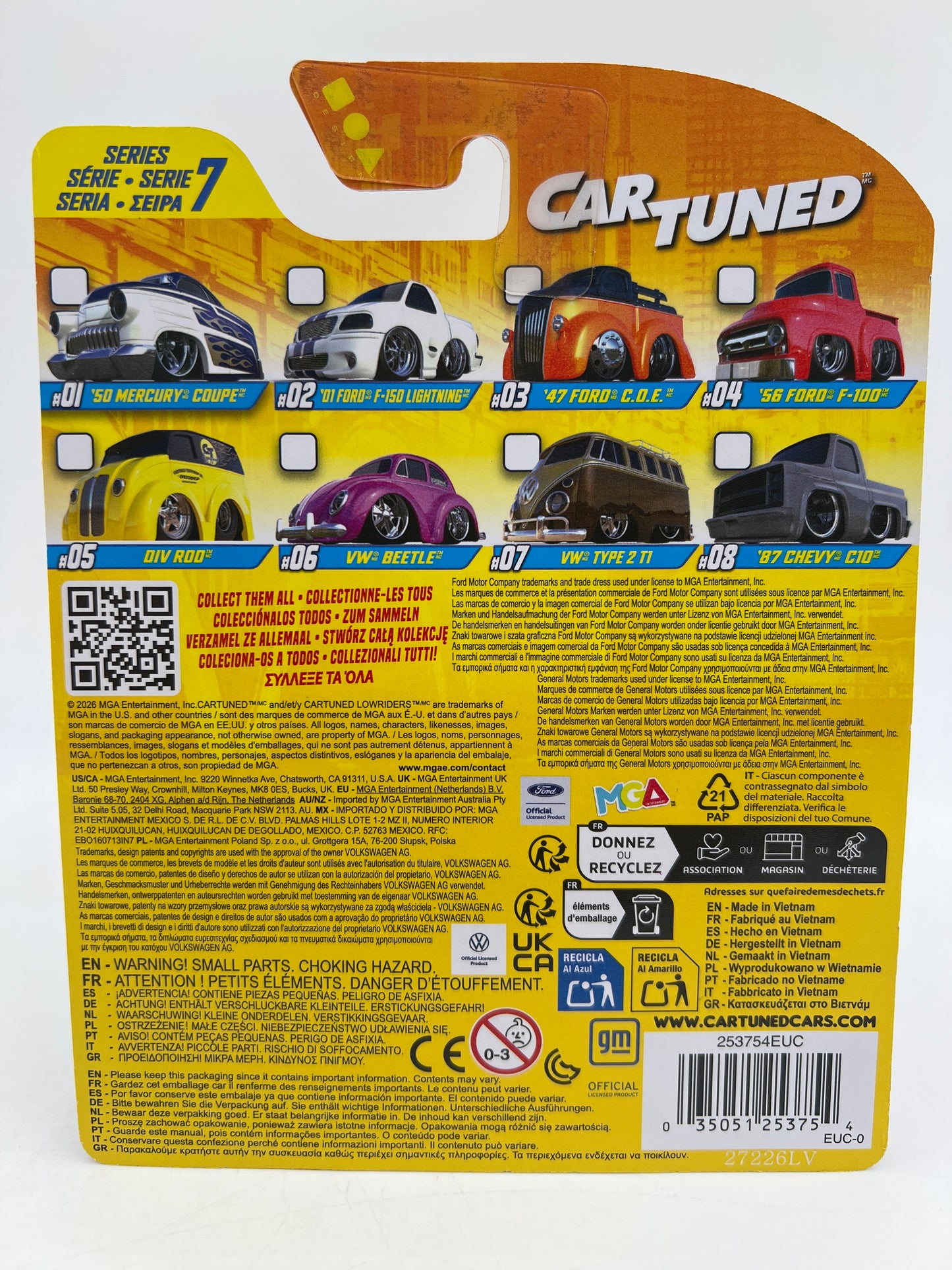 MGA Car Tuned Hobby Exclusive Series 7 #4 56 Ford F-100 Red