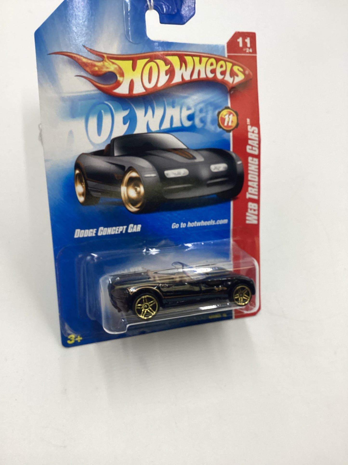 2008 Hot Wheels Web Trading Cars #87 Dodge Concept Car Black