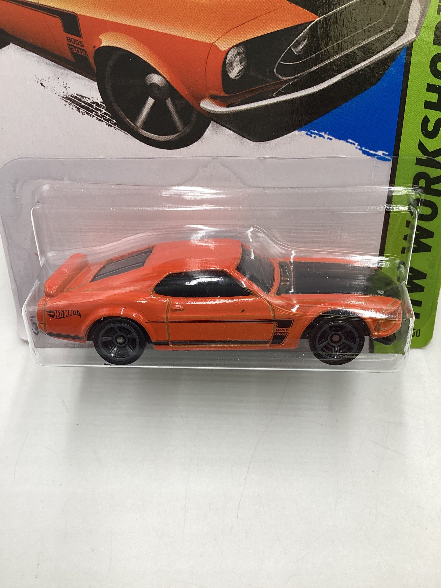 2015 Hot Wheels Workshop #195 69 Ford Mustang Boss 302 24H