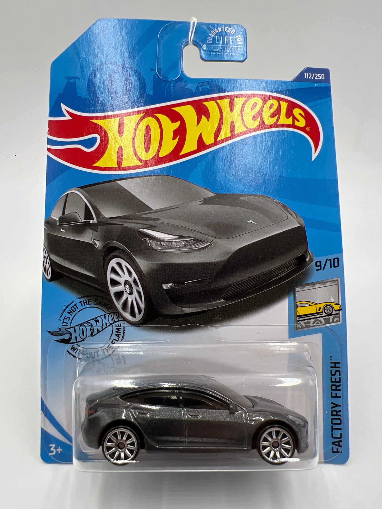 2020 Hot Wheels Factory Fresh #112 Tesla Model 3 Gray 48B