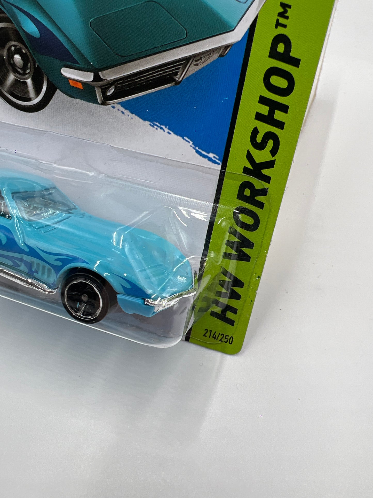 2014 Hot Wheels Kmart Exclusive Workshop #214 69 Corvette Light Blue 235F