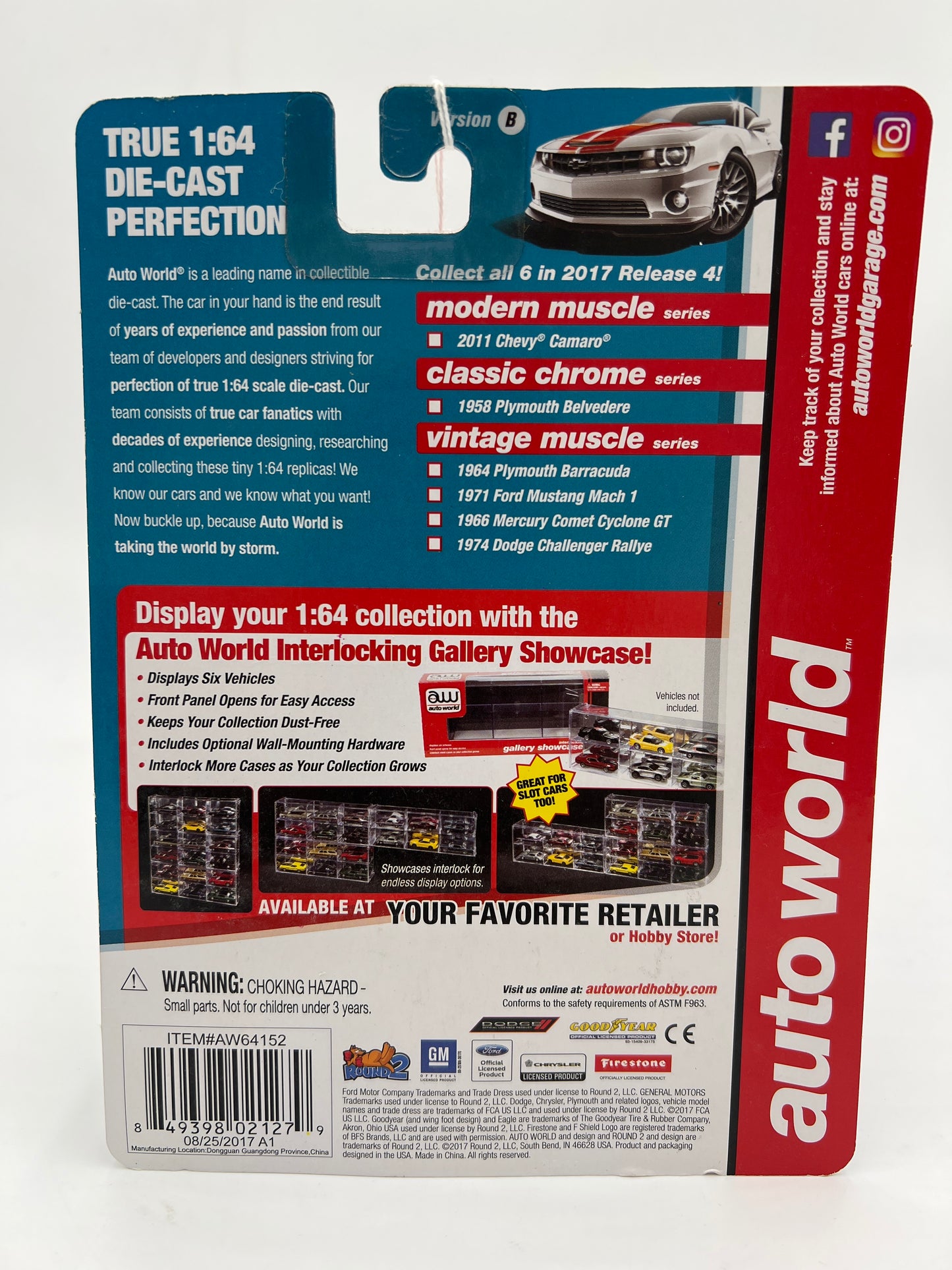 Auto World Vintage Muscle Release 4 Version B 1966 Mercury Comet Cyclone GT Maroon