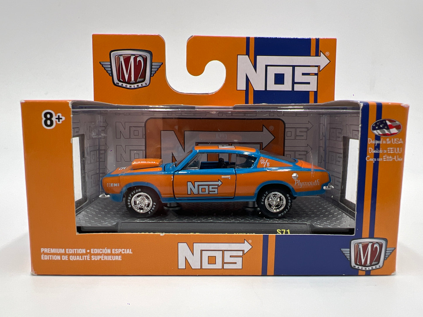 M2 Machines NOS 1968 Plymouth Barracuda Hemi S71