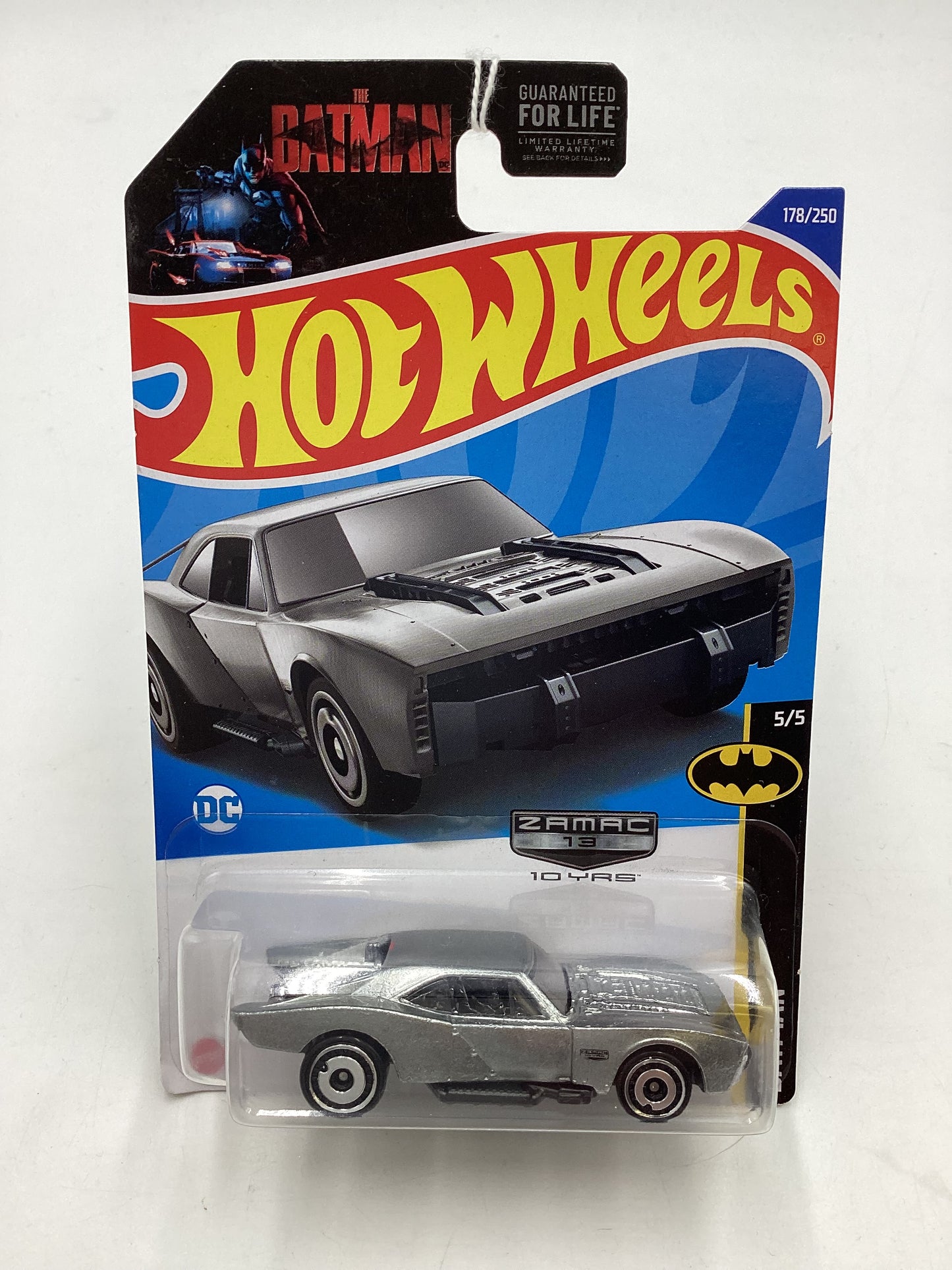 2022 Hot Wheels Zamac 10 yrs #13 Batmobile 148B