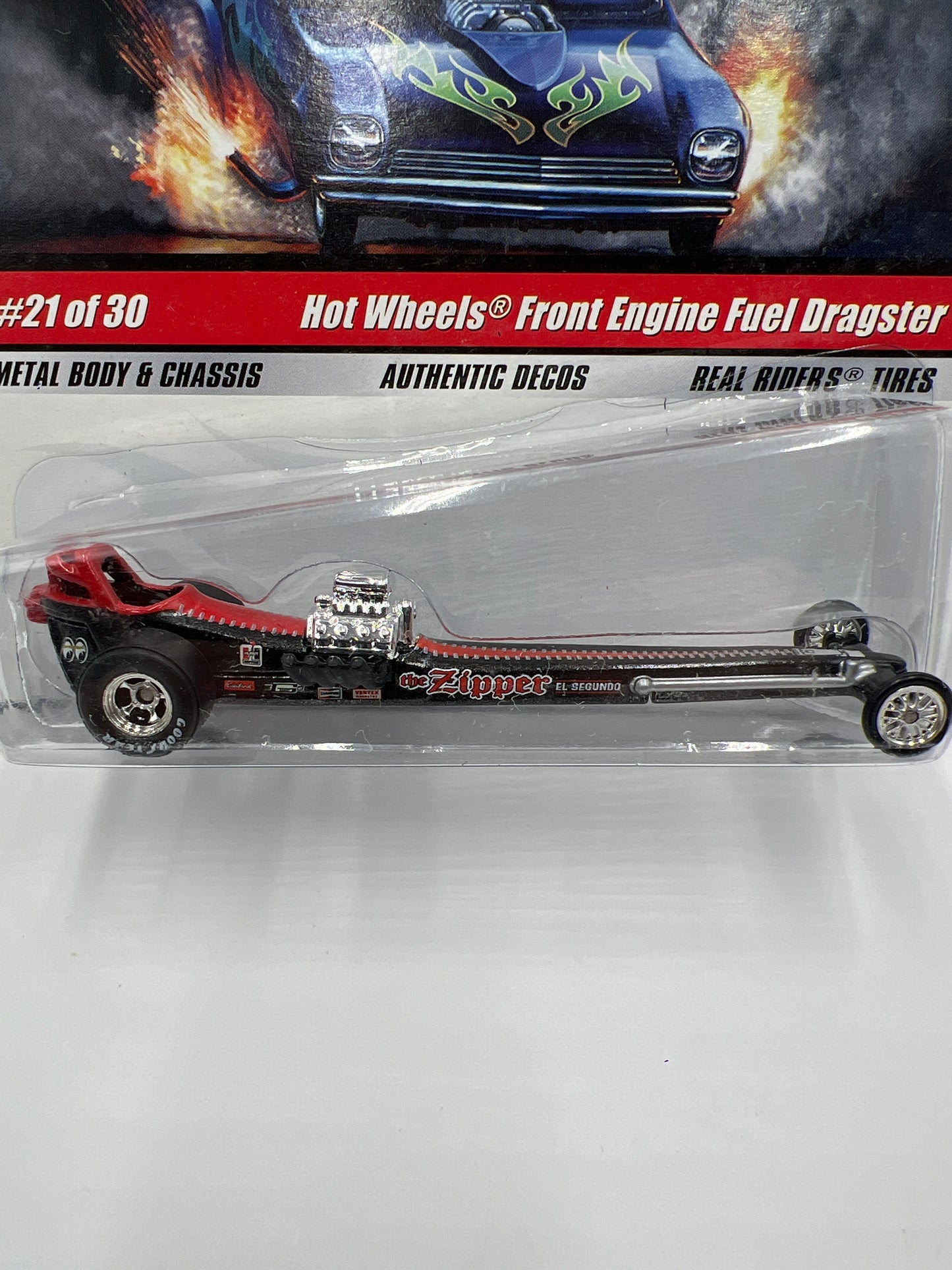 Hot Wheels Premium Drag Strip Demons #21 Hot Wheels Front Engine Fuel Dragsters The Zipper SR