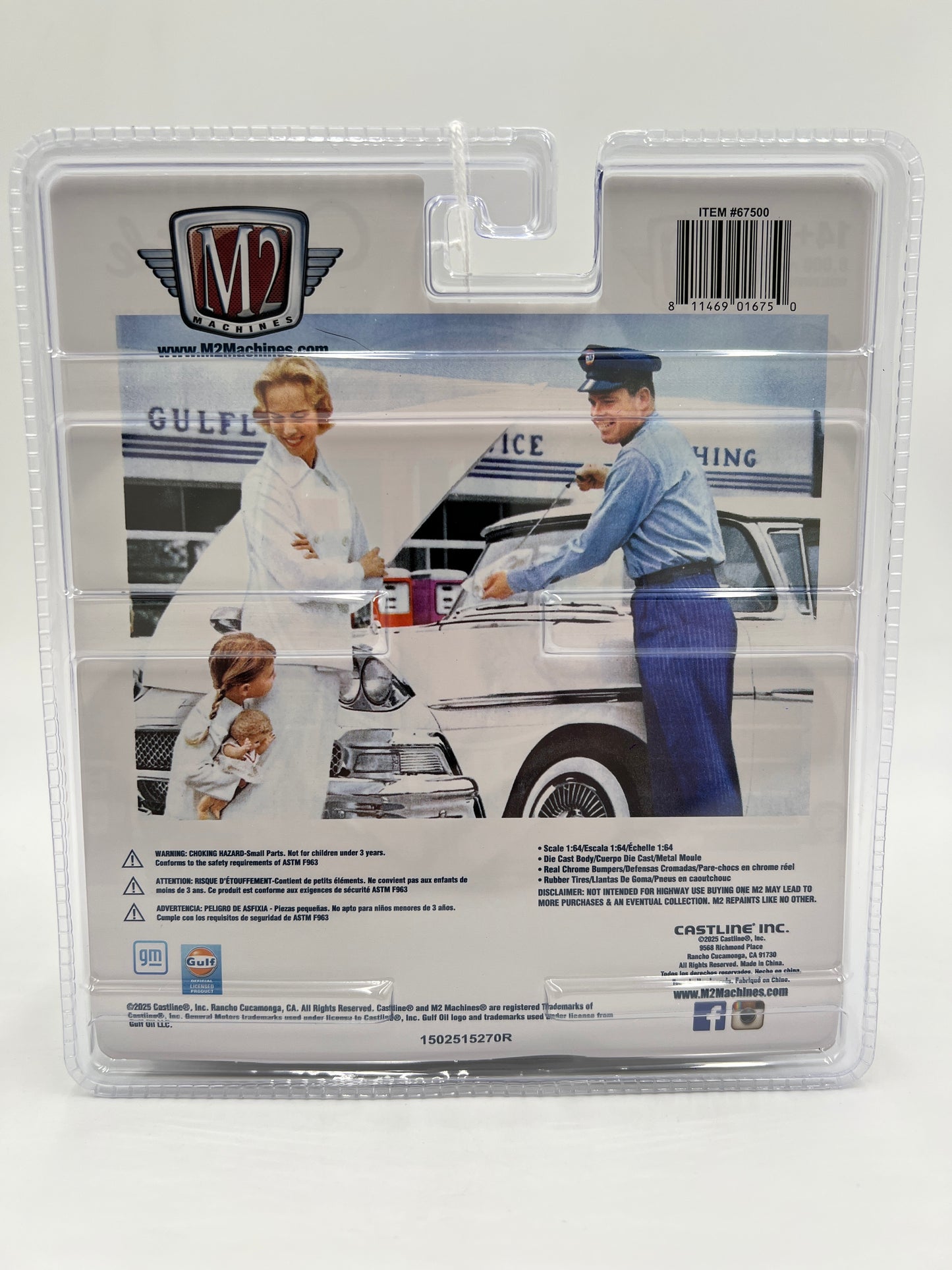 M2 Machines R18 Diorama Gulf 1959 GMC Fleet Option Truck