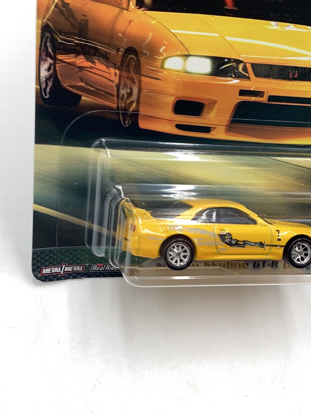 Hot wheels premium fast and furious Original Fast Nissan skyline GT-R bcnr33 5/5 with protector