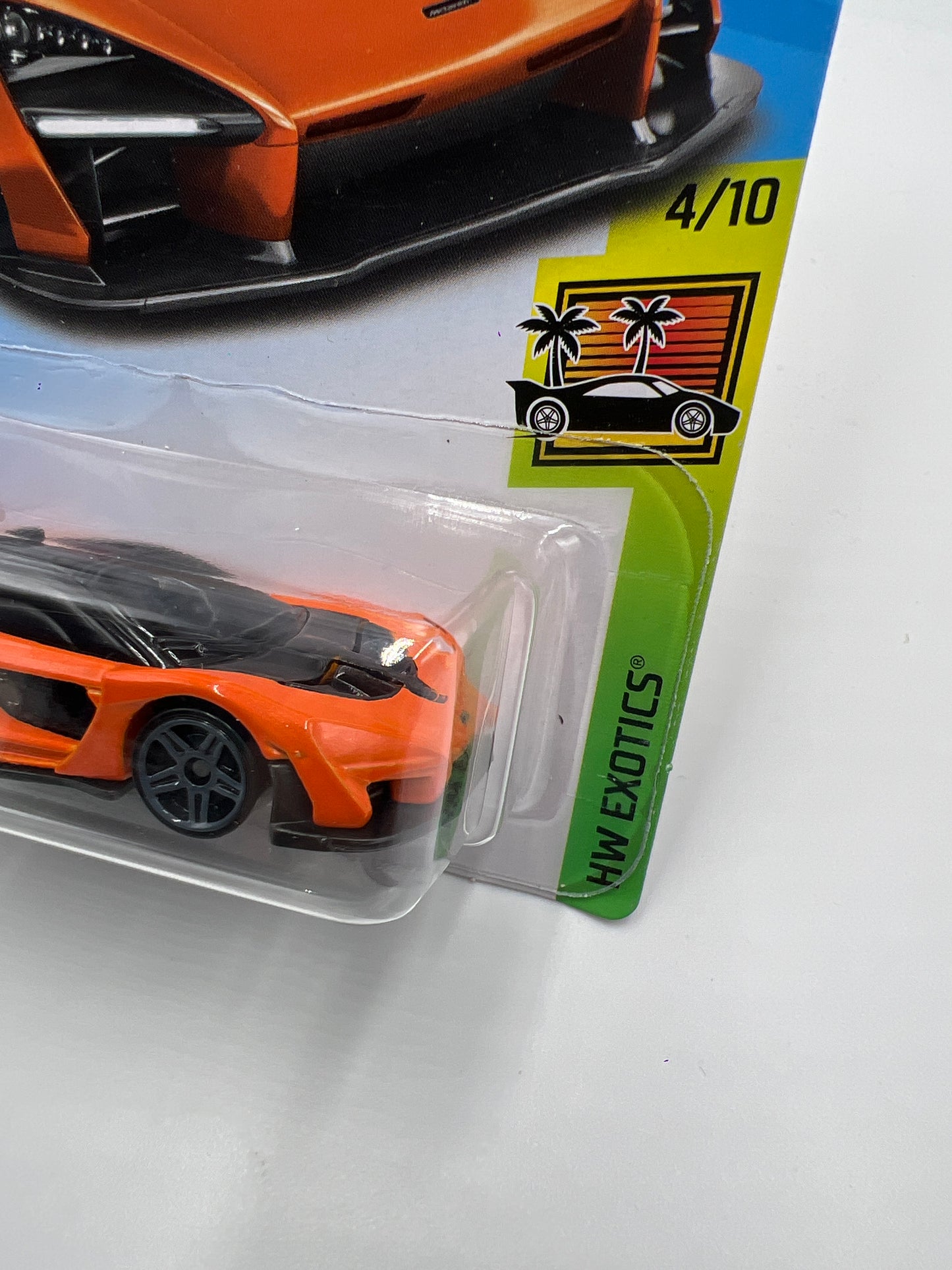2019 Hot Wheels HW Exotics #162 Forza Horizon 4 McLaren Senna Orange 104C