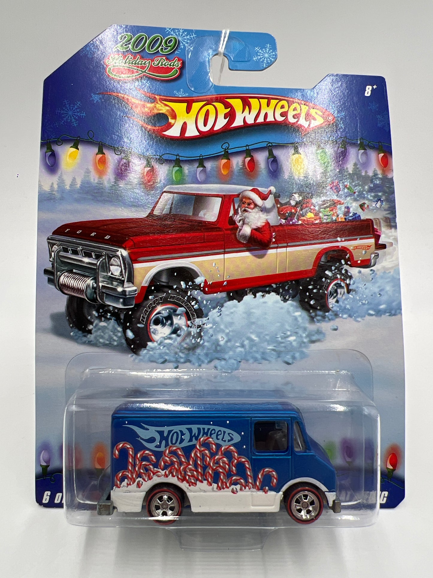 2009 Hot Wheels Holiday Rods #6 Combat Medic Blue W/Real Riders 245Q