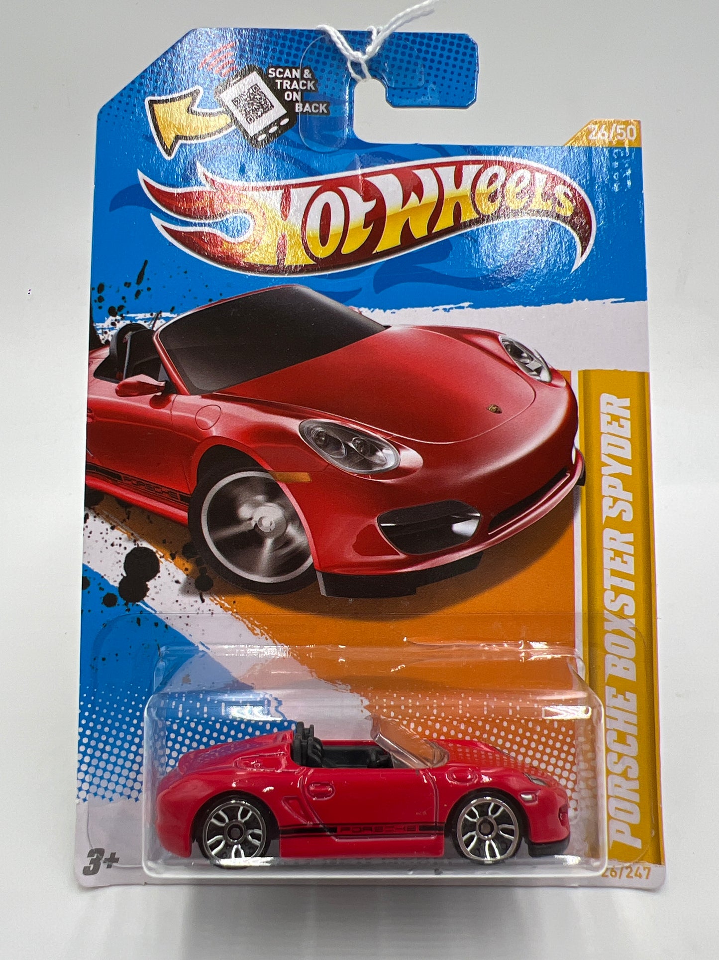 2012 Hot Wheels New Models #26 Porsche Boxster Spyder Red 98A