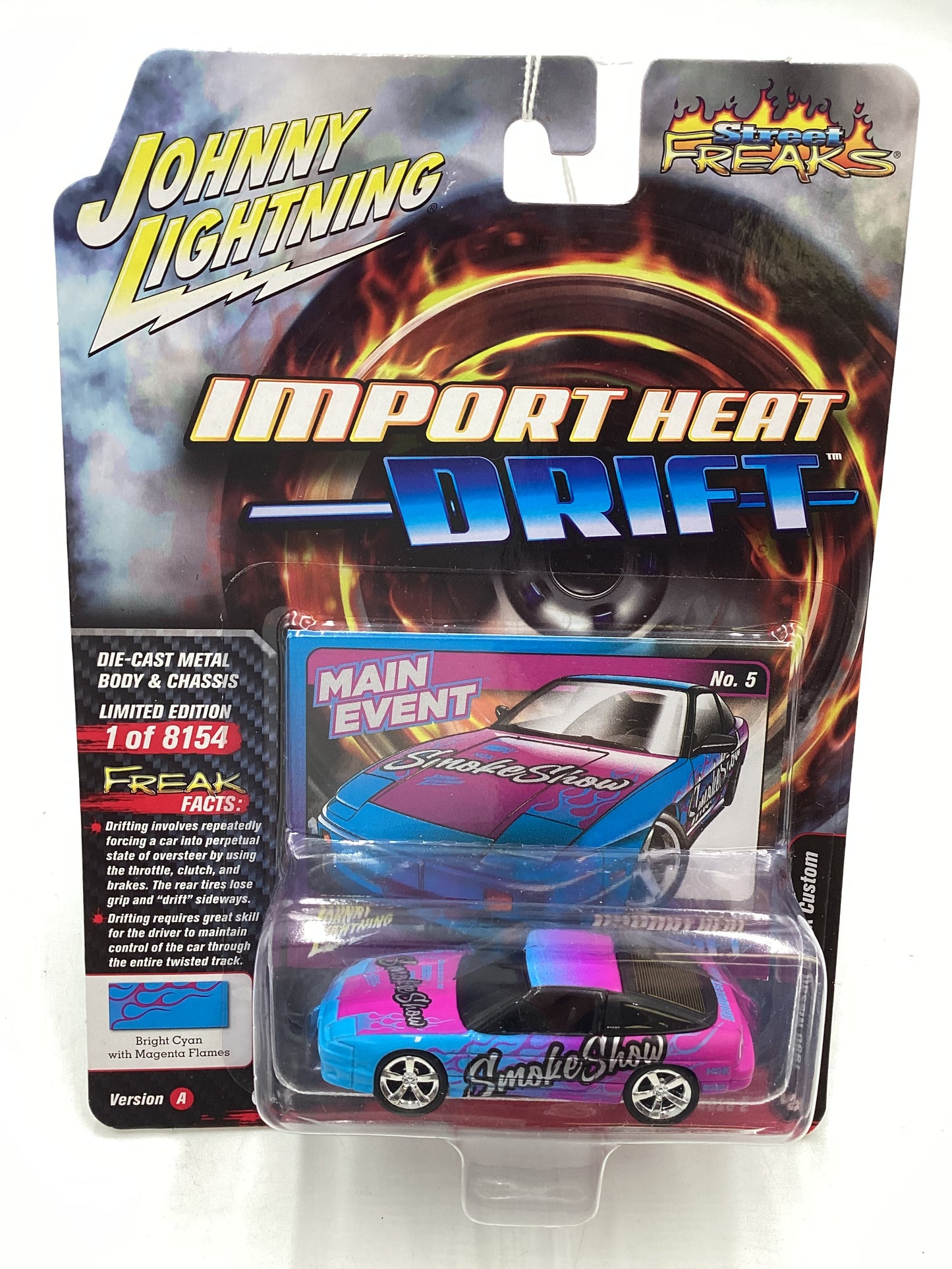 Johnny lightning Import Heat Drift 1990 Nissan 240sx Custom 221A