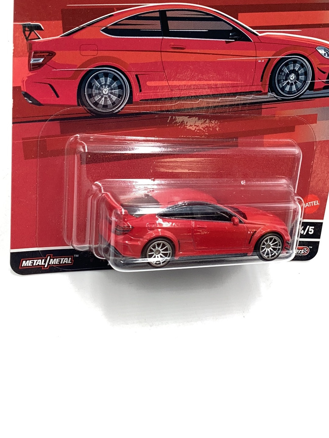 2022 Hot wheels car culture Deutschland Design 12 Mercedes Benz C63 AMG Coupe Black Series 4/5 255A