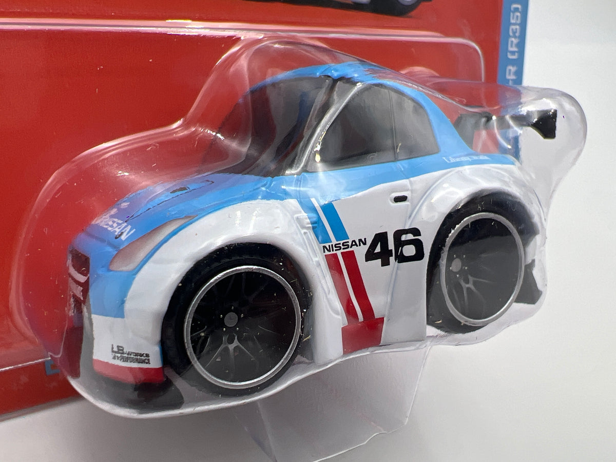 Mini GT Qube Carz Liberty Walk Series 2 #8 Nissan GT-R R35 LB Works Type 1 Rear Wing Ver 1