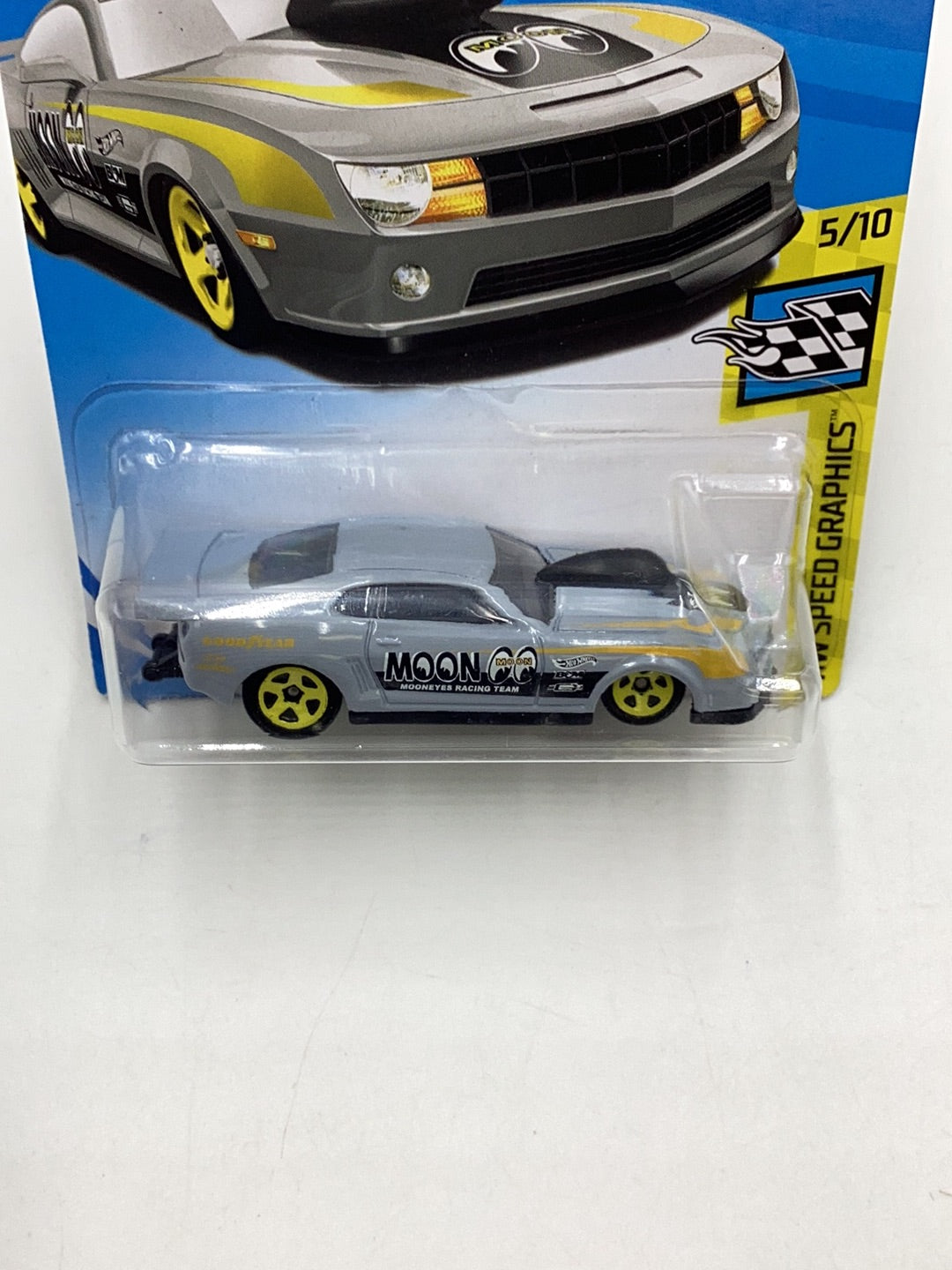 2018 Hot Wheels #345 10 Pro Stock Camaro Mooneyes 17F