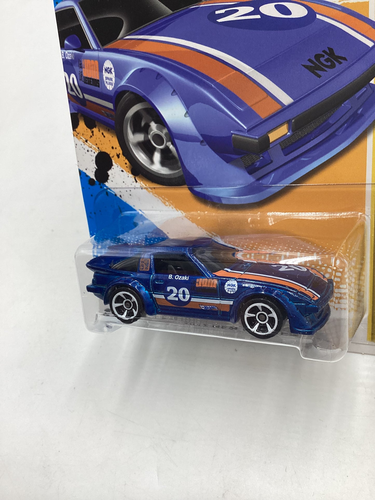 2012 Hot Wheels New Models #31 Mazda RX-7 Blue 86D