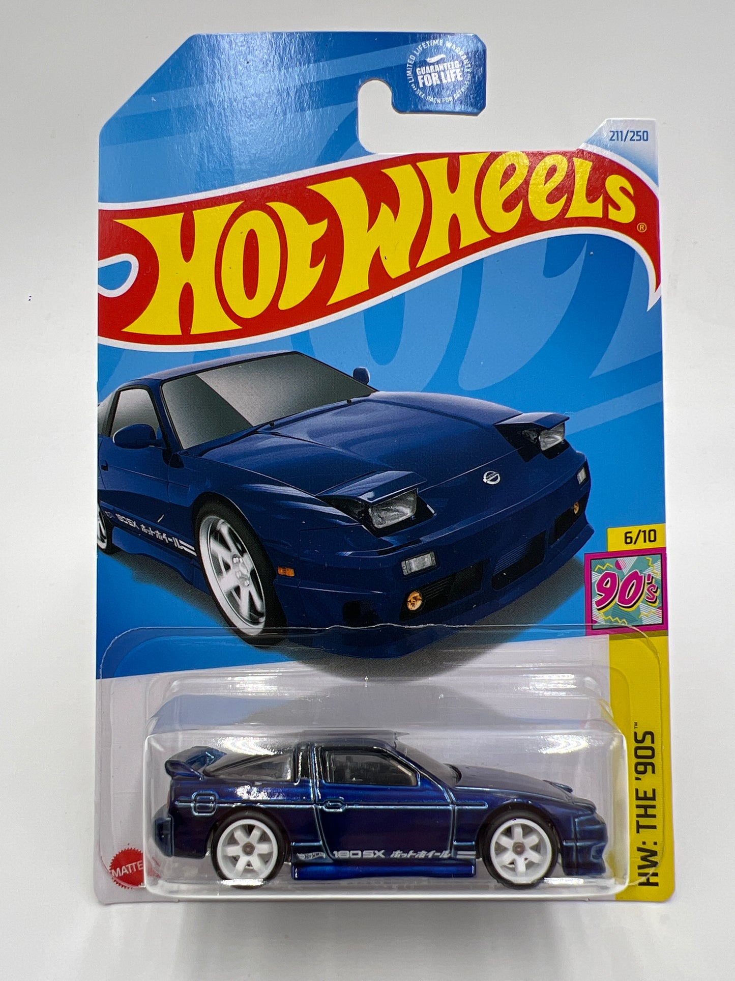 2024 Hot Wheels M Case Super Treasure Hunt #211 96 Nissan 180SX Type X Blue W/Protector