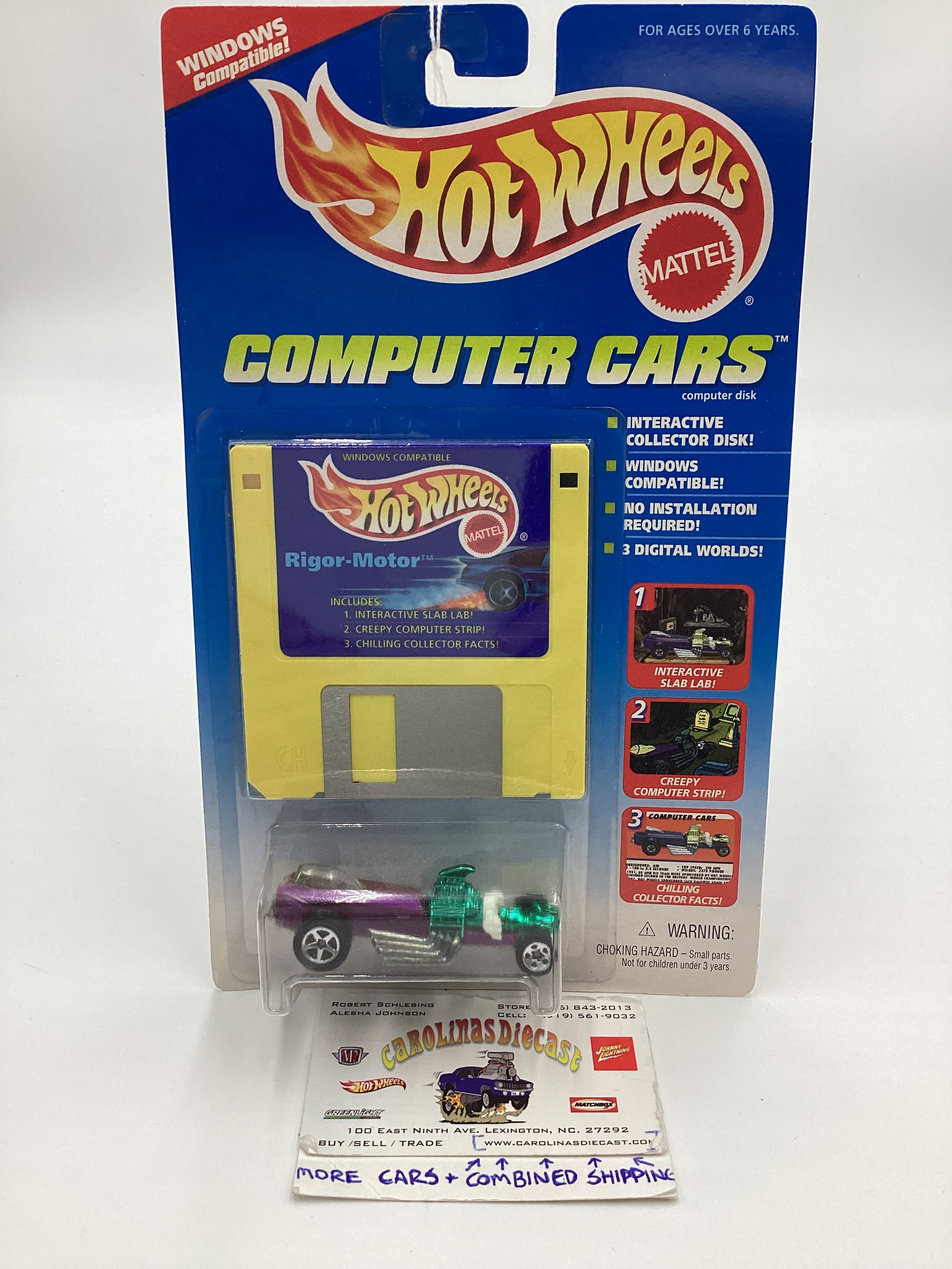 Hot Wheels Computer Cars Rigor Motor