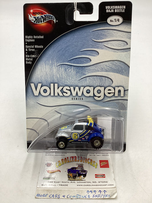 Hot Wheels 100% Volkswagen Series #1 Volkswagen Baja Beetle Blue/Silver