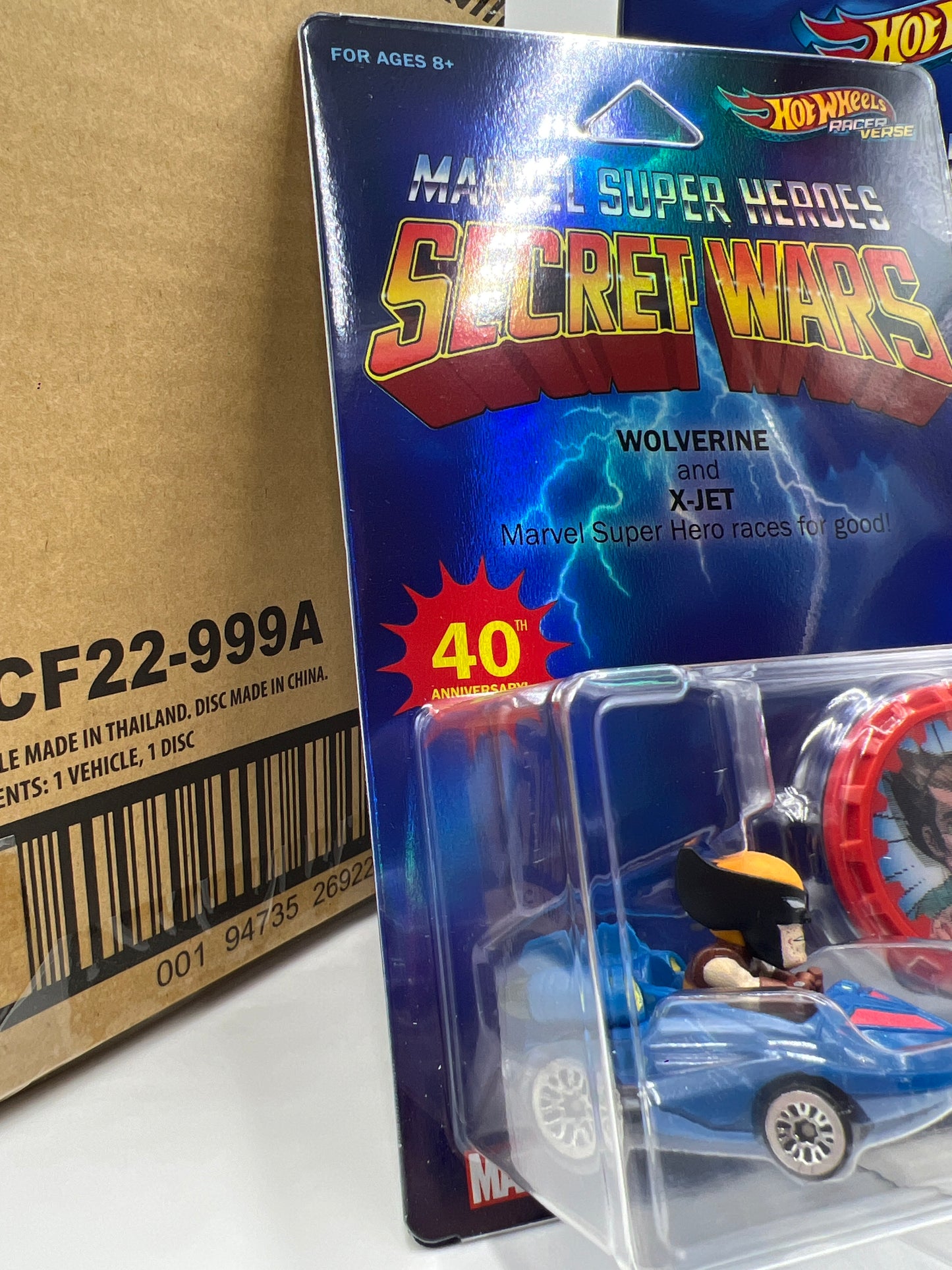 Hot Wheels Mattel Creations CHASE 2024 SDCC Racer Verse Secret Wars Wolverine And X-Jet W/Box VHTF