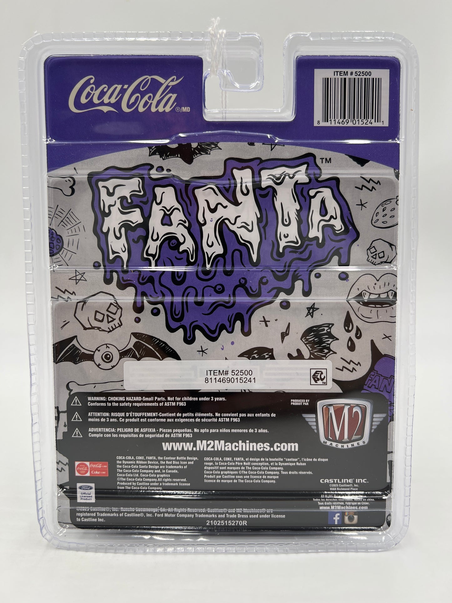 2025 M2 Machines Fanta 1956 Ford F-100 Truck Custom Purple A63 198A