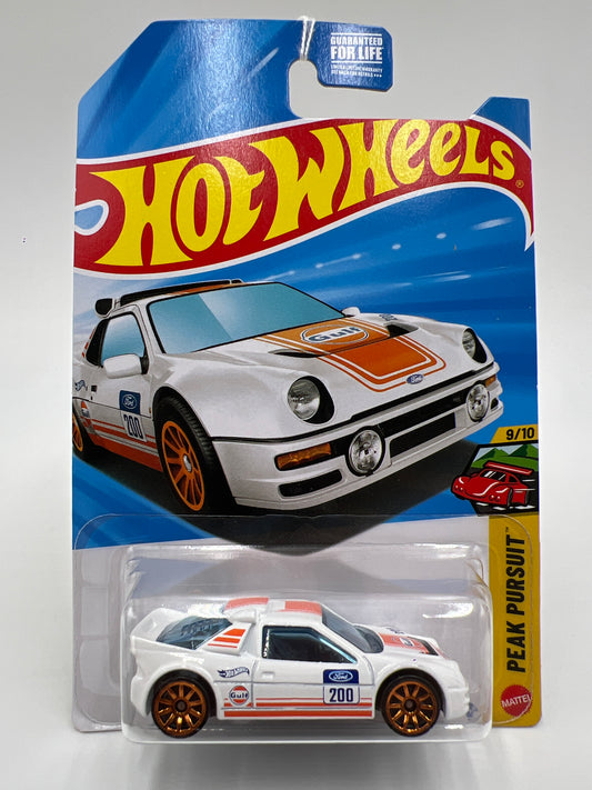 2026 Hot Wheels Dollar General Exclusive Ford RS200 White Gulf