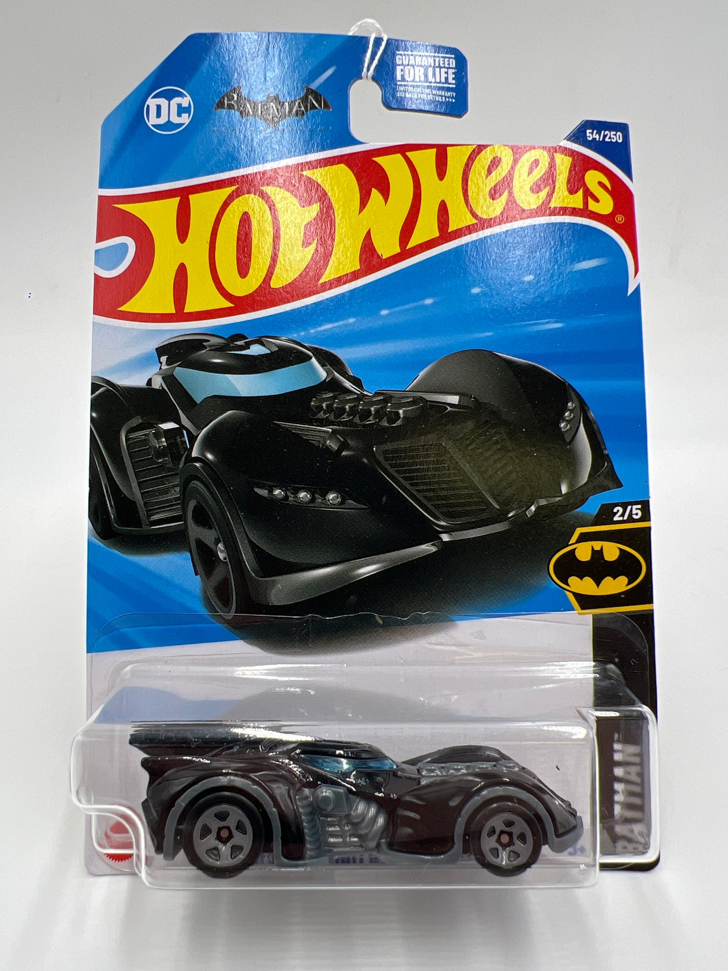 2025 Hot Wheels L Case Batman #54 Batman Arkham Asylum Batmobile Black 118D