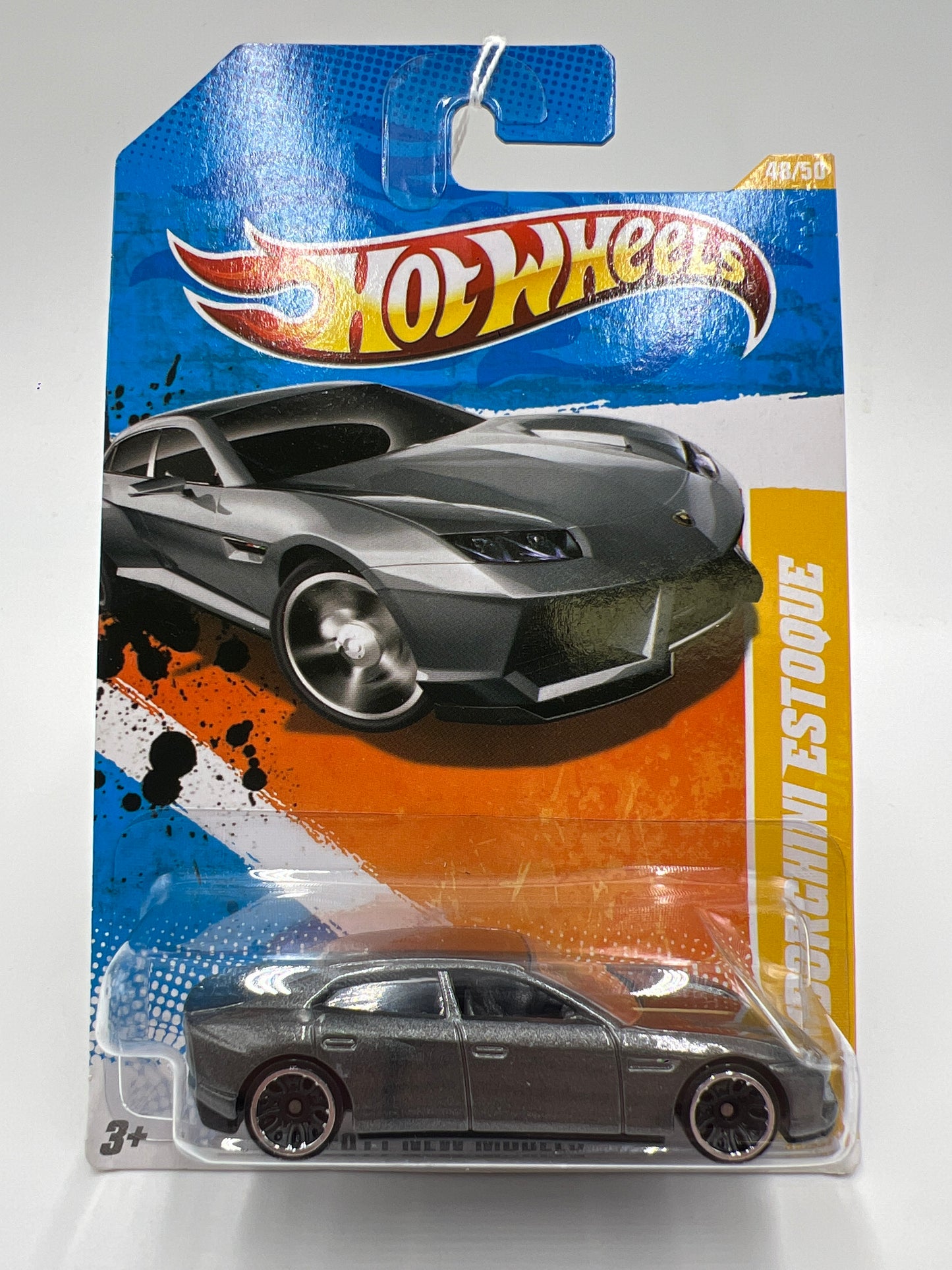 2011 Hot Wheels New Models #48 Lamborghini Estoque Gray 101A