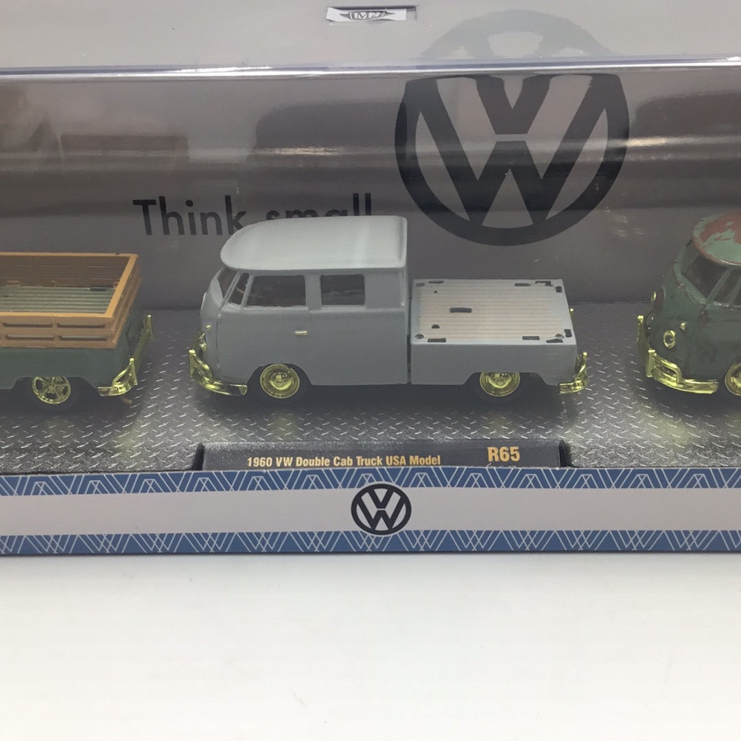 M2 Machines auto haulers 1960 VW Double cab truck USA R65 CHASE